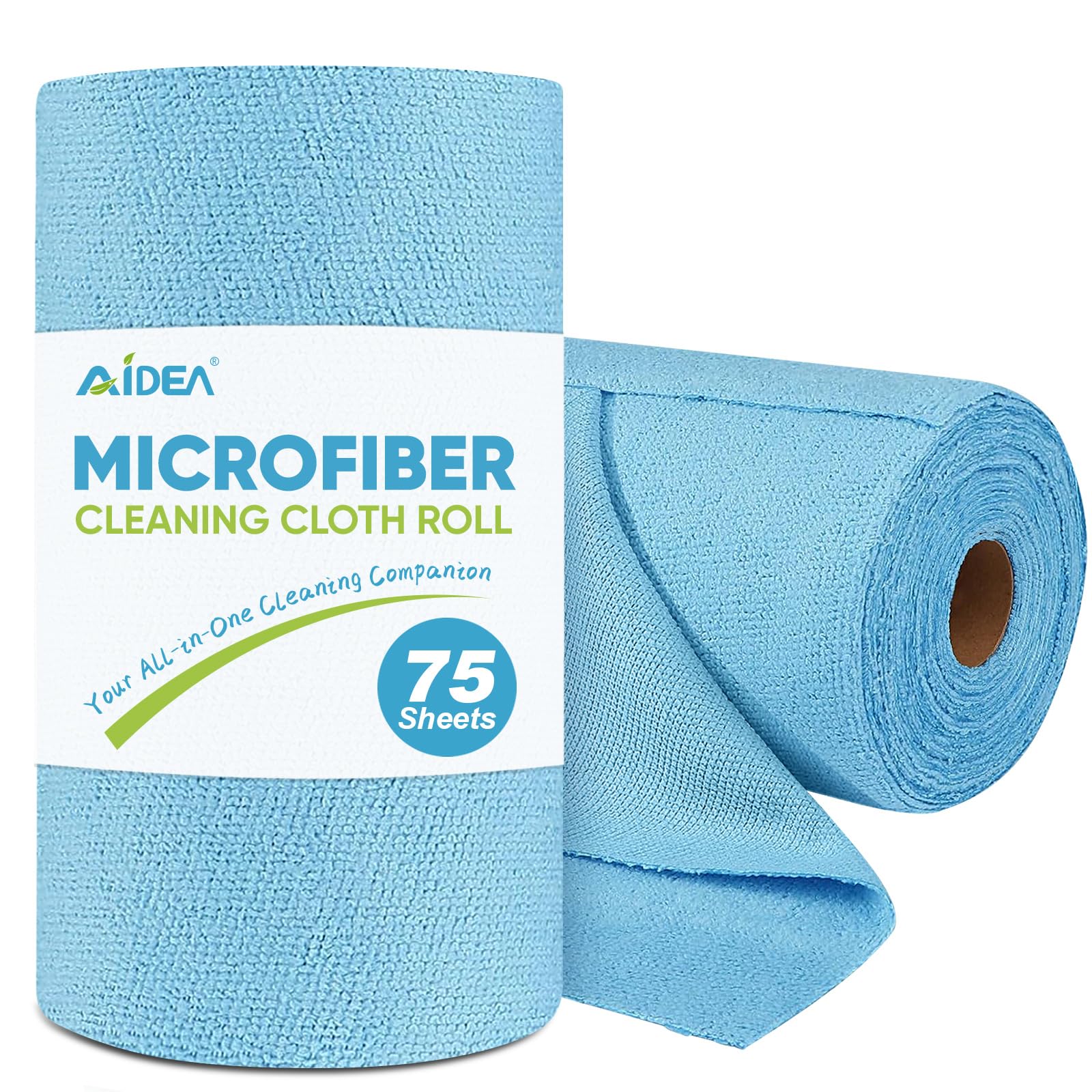 Microfiber Cleaning Cloth Roll (75 Count)