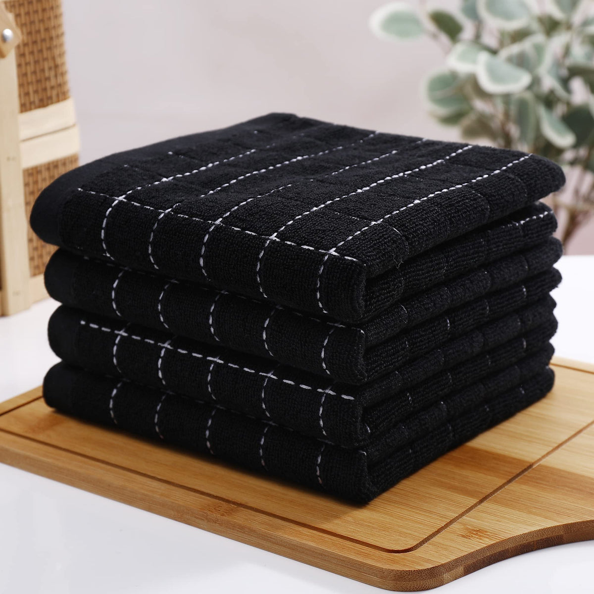 100% Cotton Terry Kitchen Towels (8 Count)