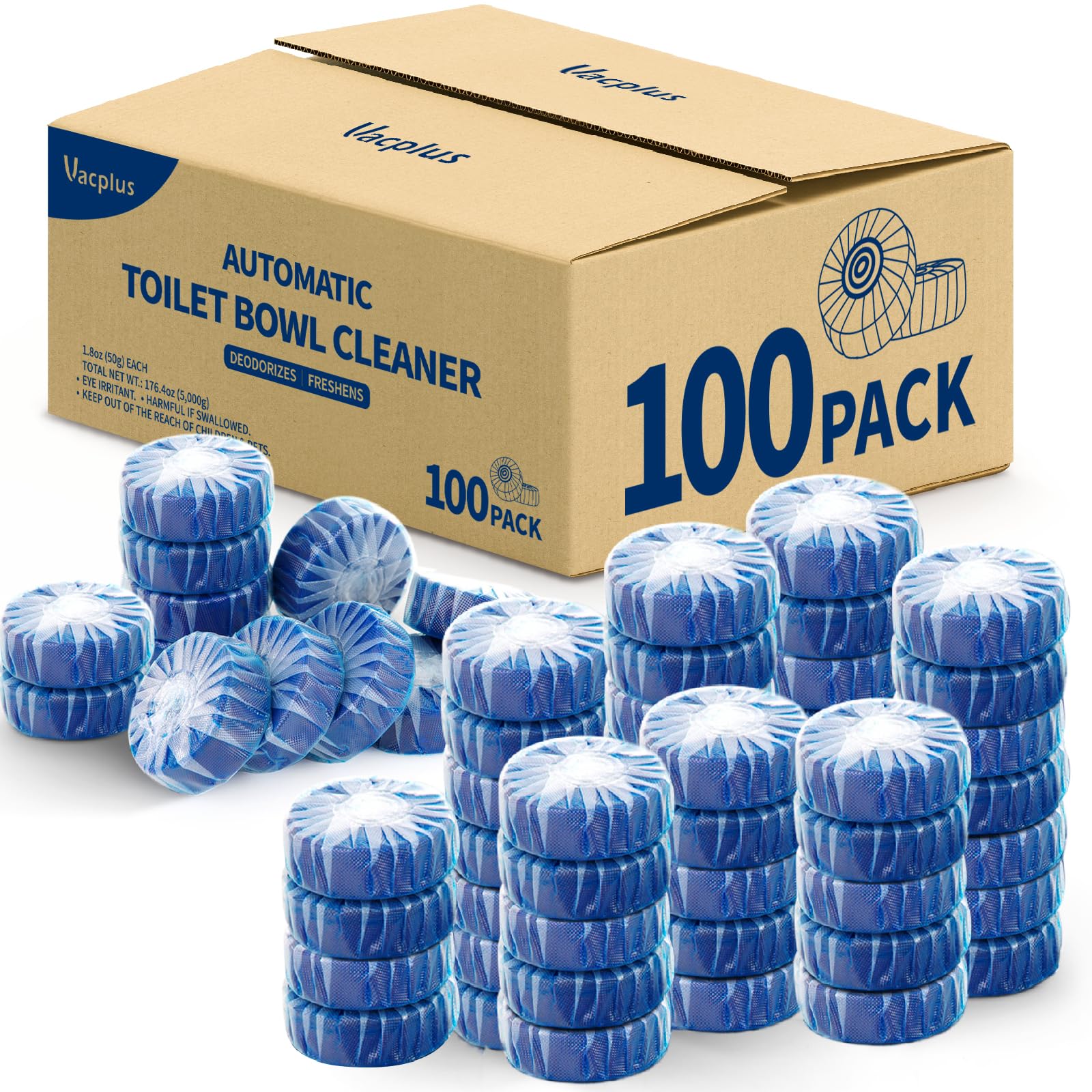 Automatic Toilet Bowl Cleaner Tablets (100 Count)