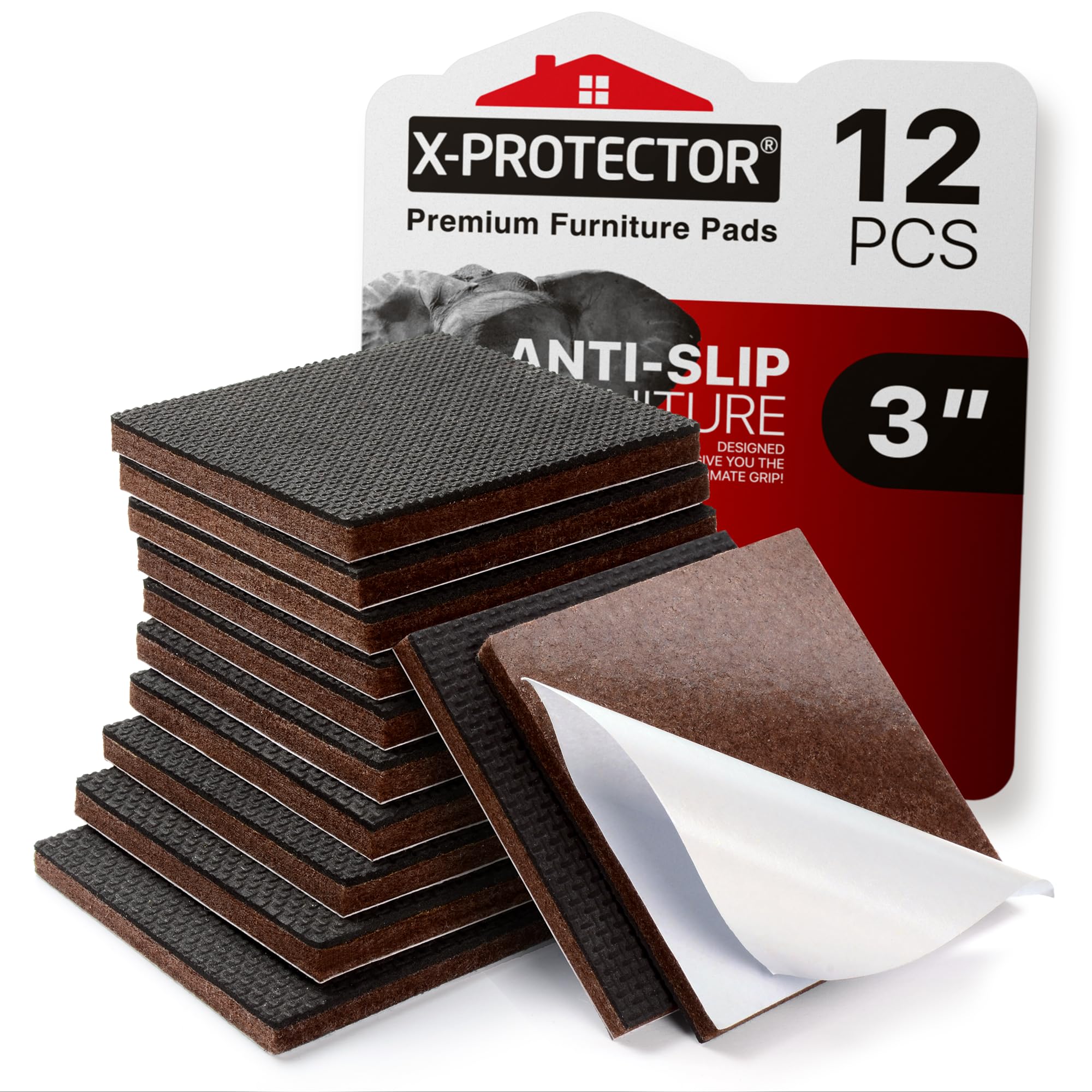 Non Slip Furniture Pads (12 Count)