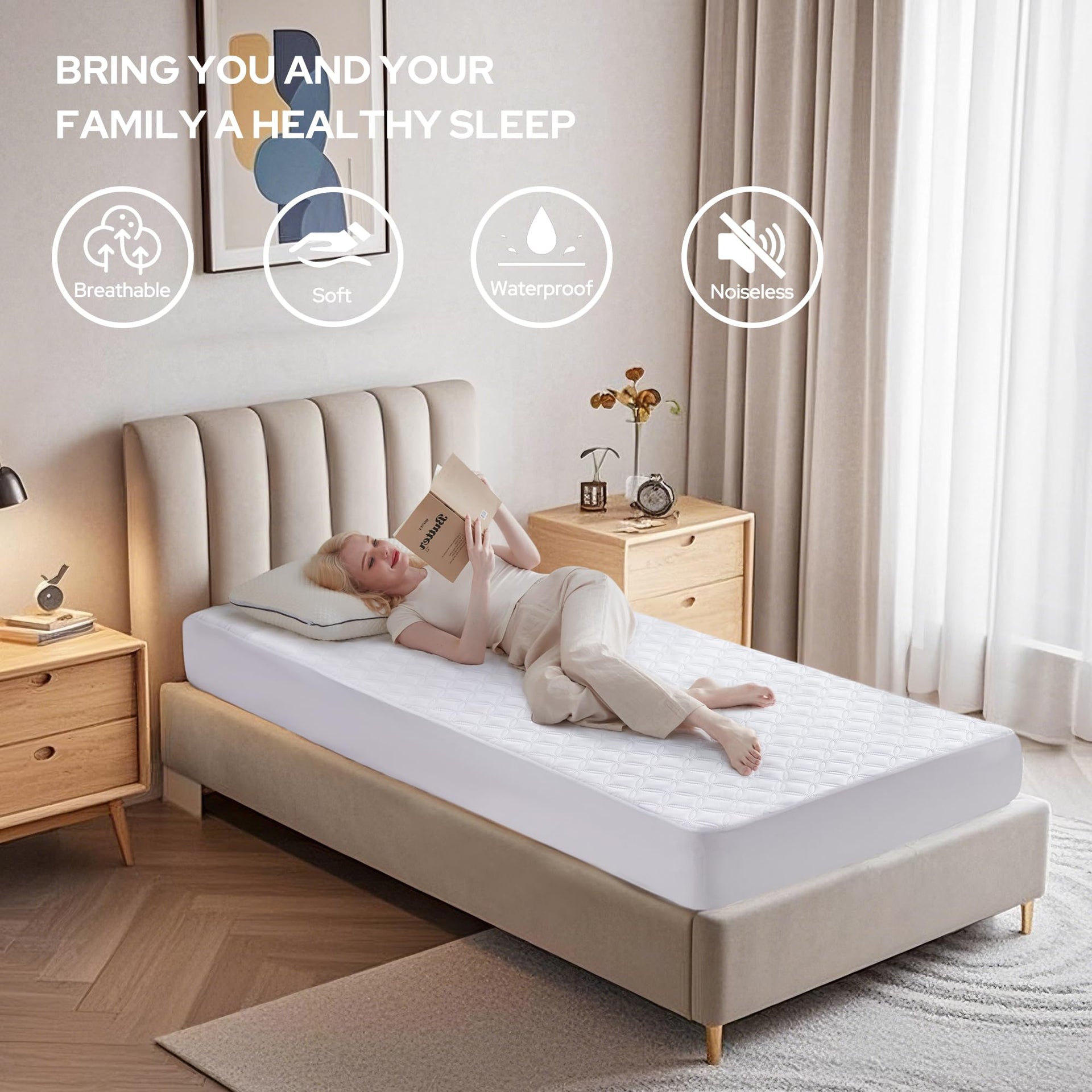 Waterproof Twin Mattress Protector