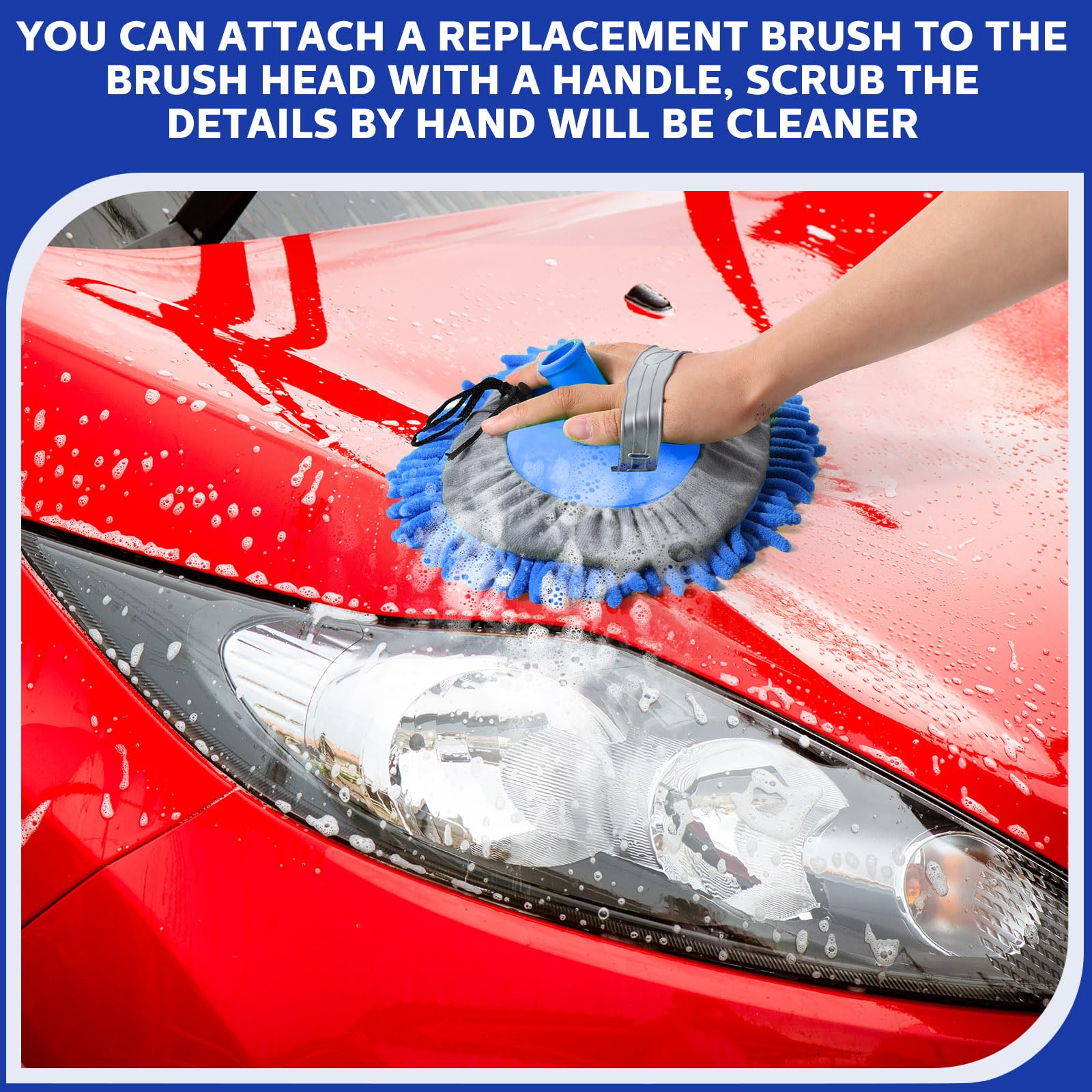 5 Pcs Car Wash Mitt Set (5 Count)