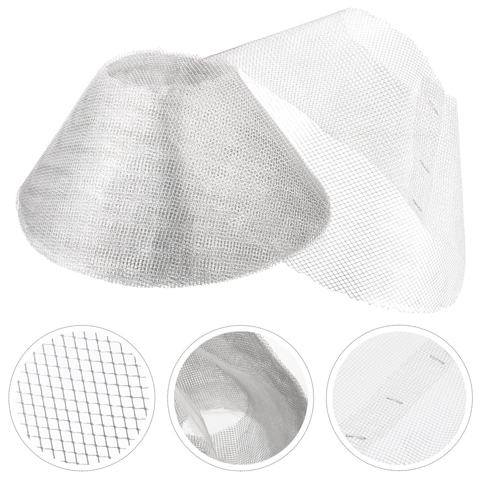 10Pcs Range Hood Filter Net Round Kitchen Cooking Range Hood Filter Mesh Replacement Mesh Kitchen Cooker Accessories 23cm