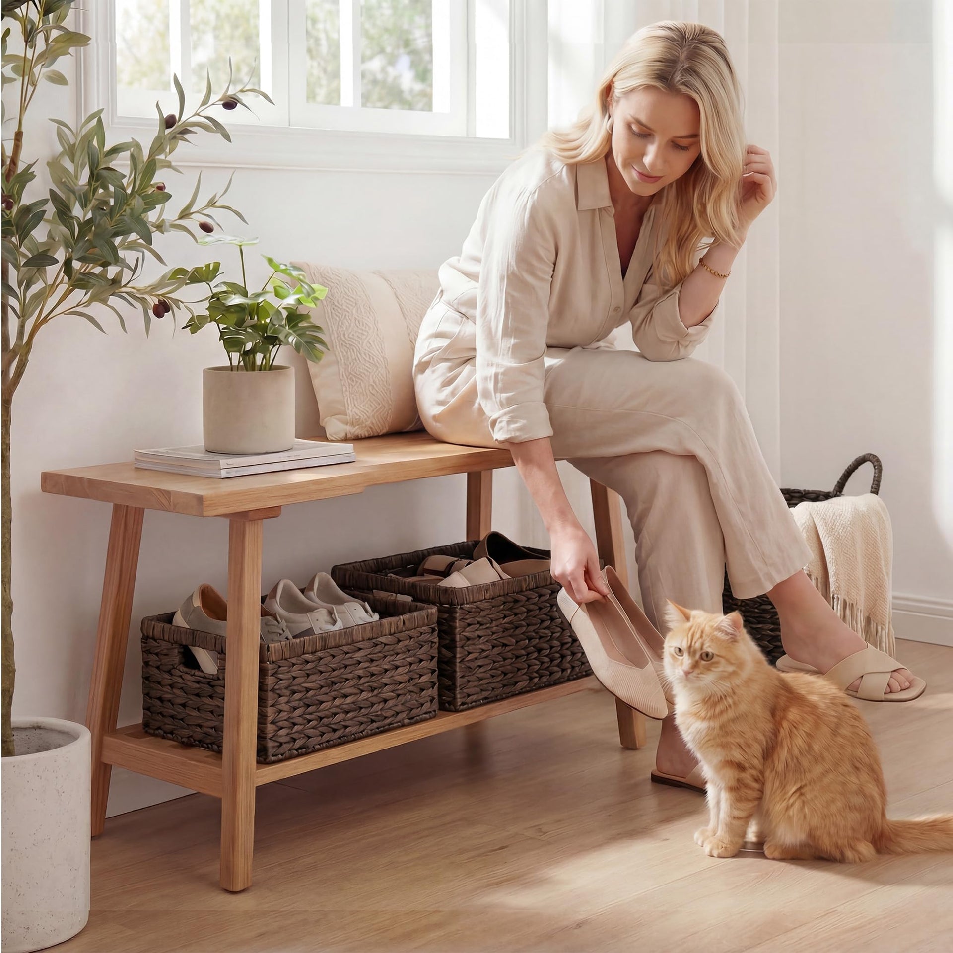 Large Wicker Baskets for Storage