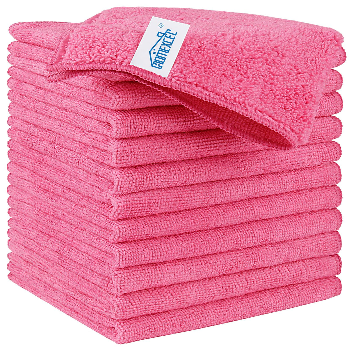 Pink Microfiber Cleaning Cloth (12 Count)