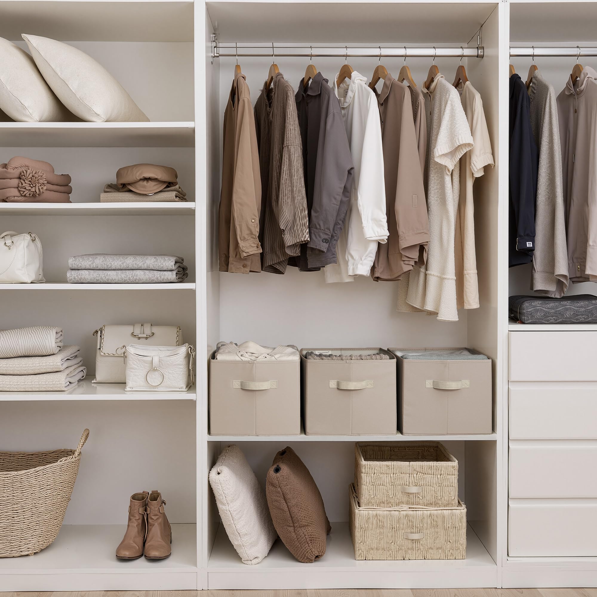 Storage Baskets for Shelves (3 Count)