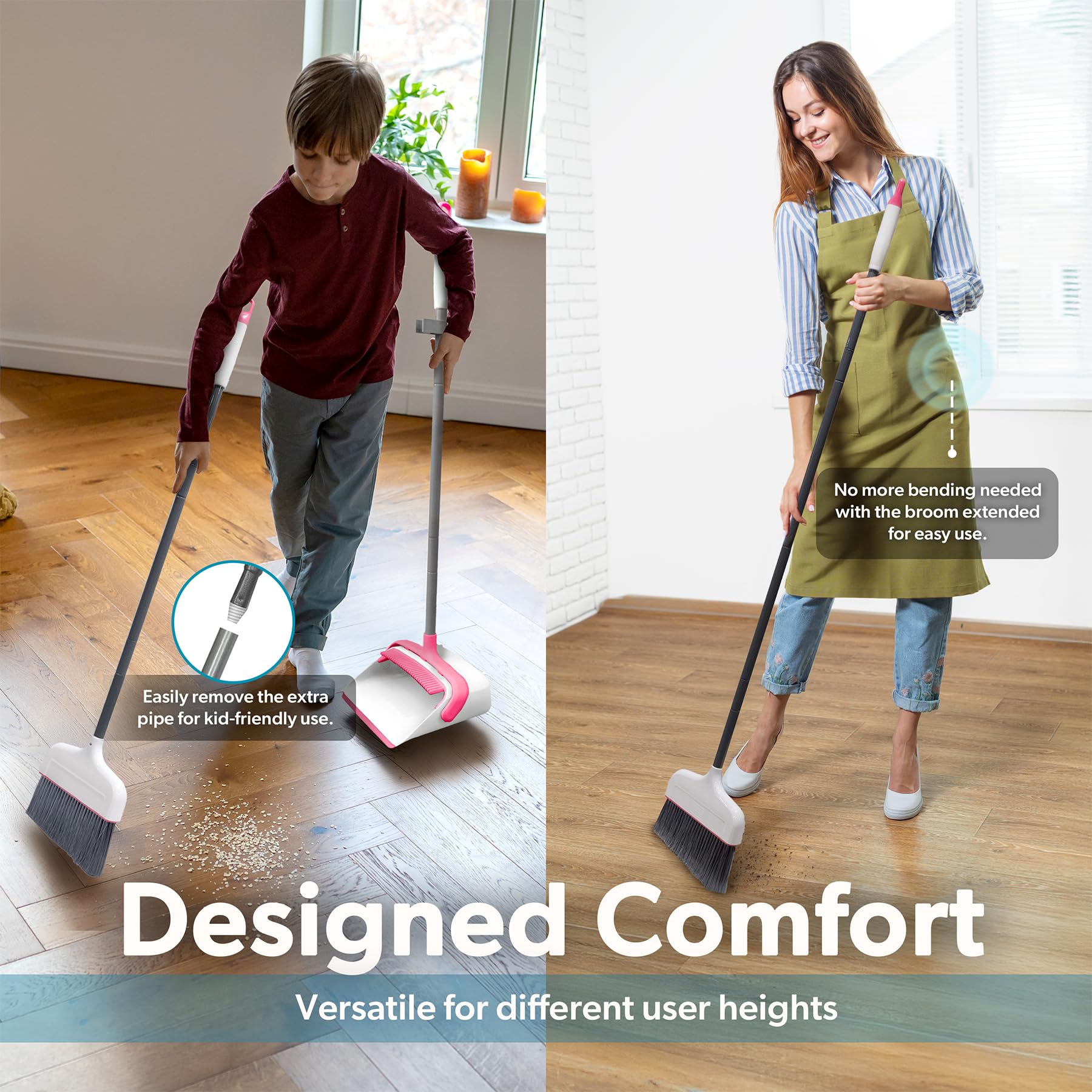 Butler Broom & Dustpan Set