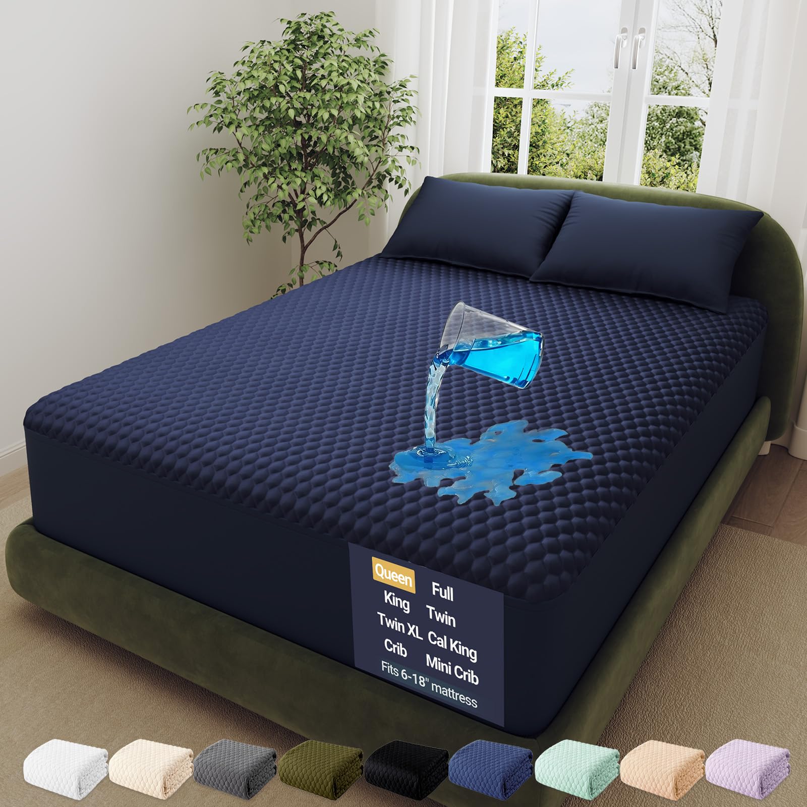 100% Waterproof Mattress Protector (99 Count)