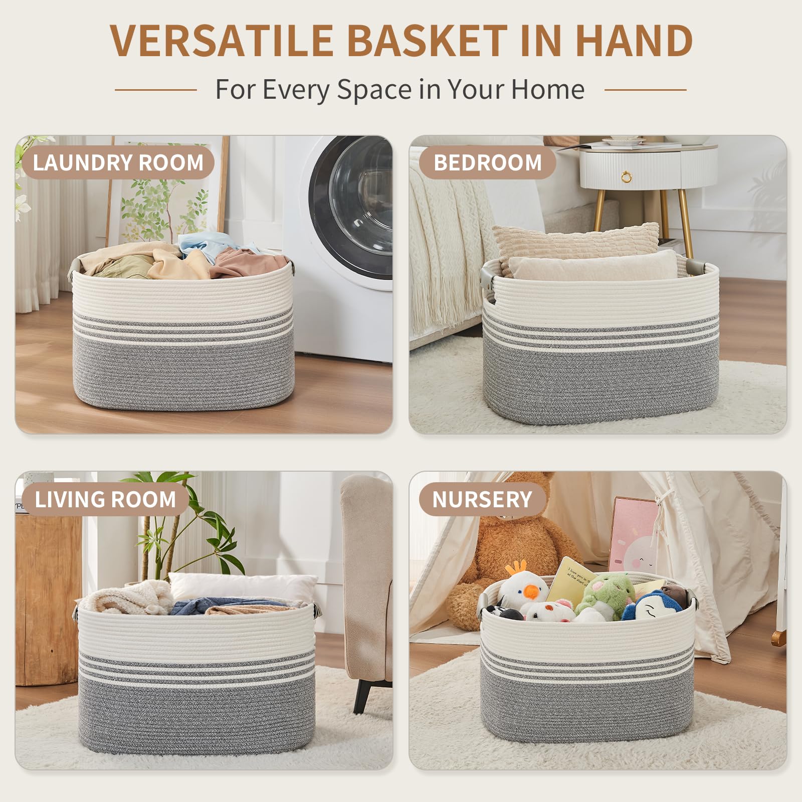 Laundry Hamper with Handles