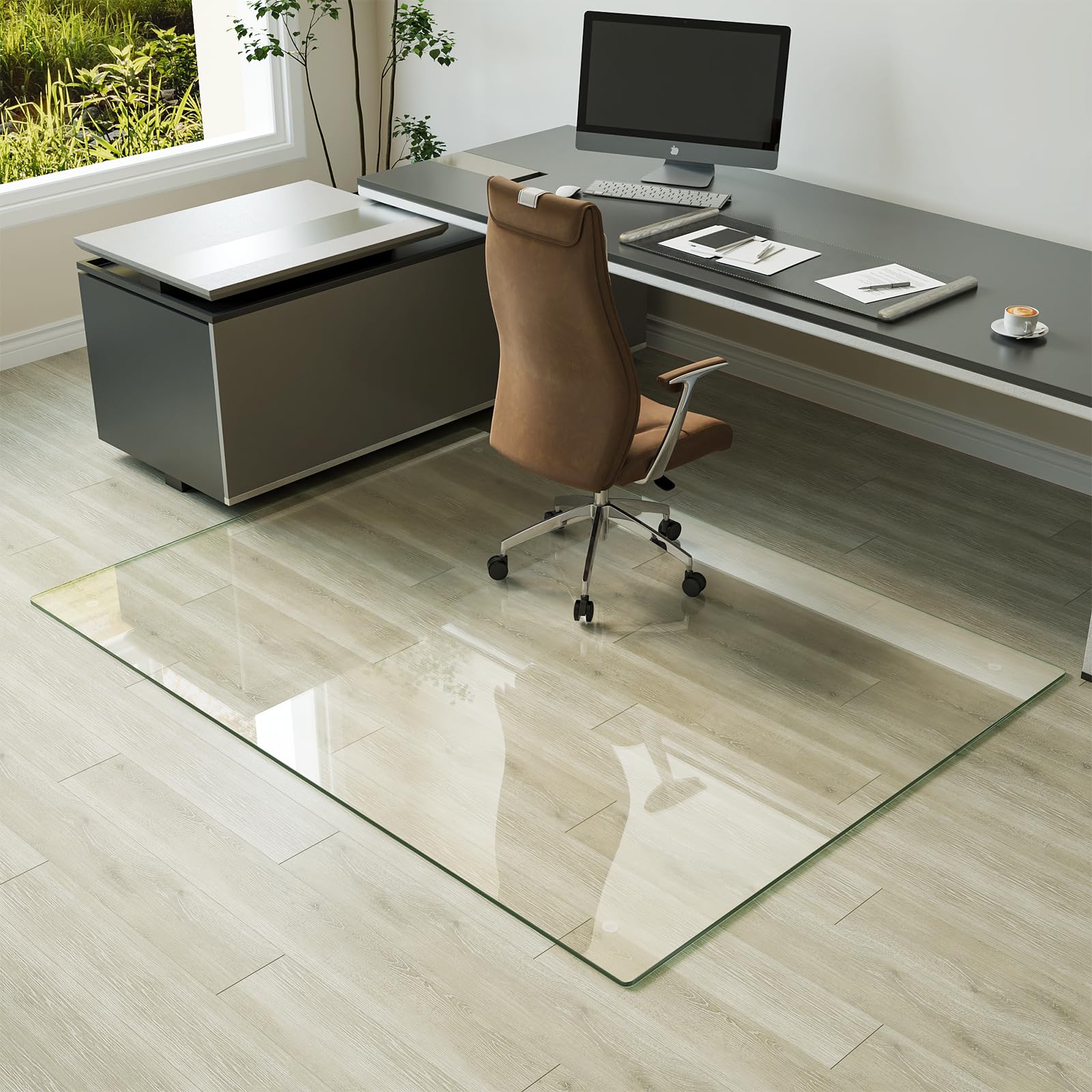 54" x 72" Office Chair Mat for Hardwood Floors & Carpets