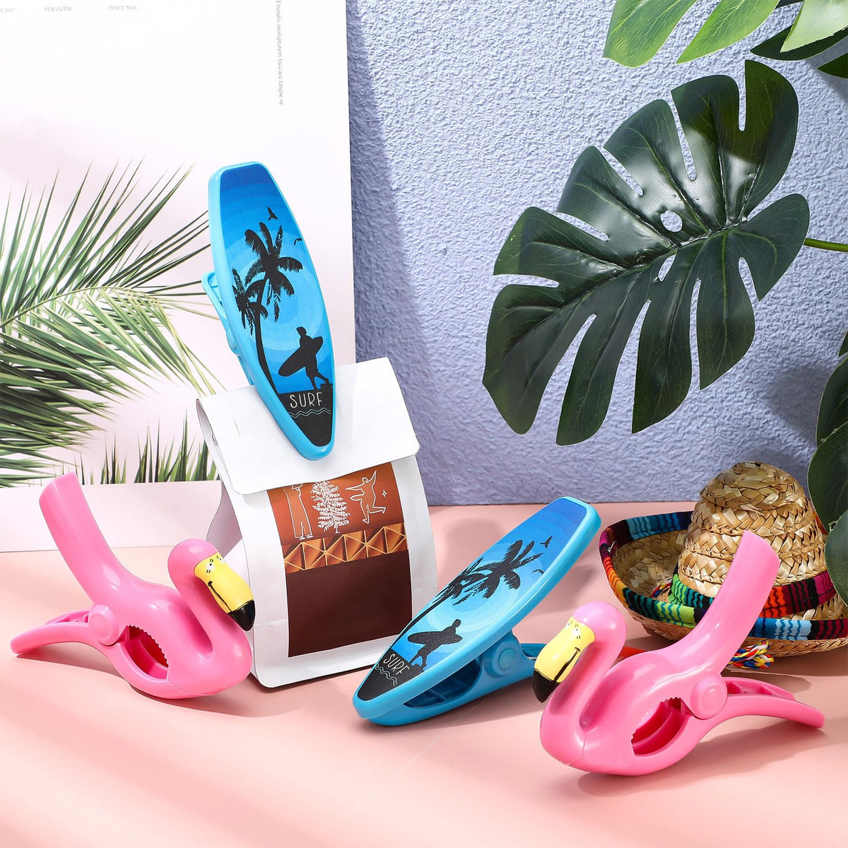 4 Pcs Beach Towel Clips (4 Count)