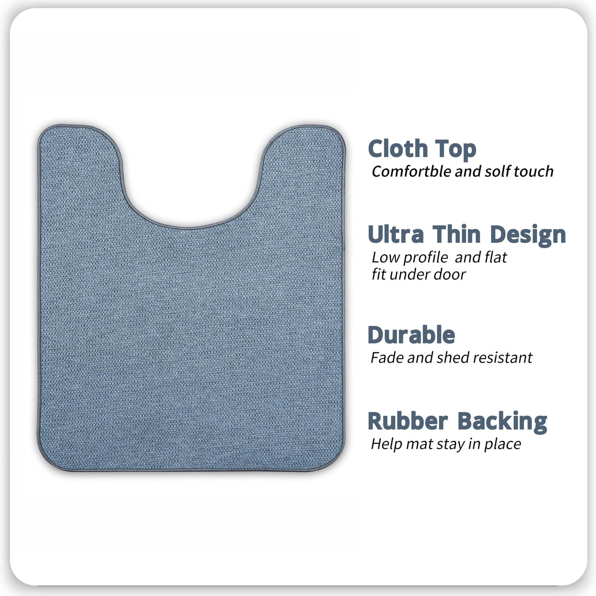 Toilet Rugs U Shaped Bathroom Rug