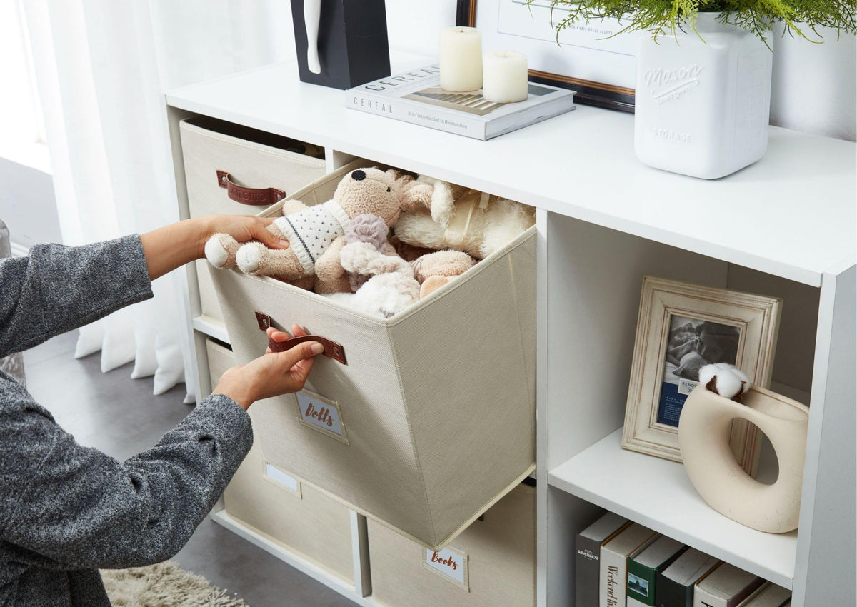 Storage Bins Storage Baskets for Shelves (4 Count)