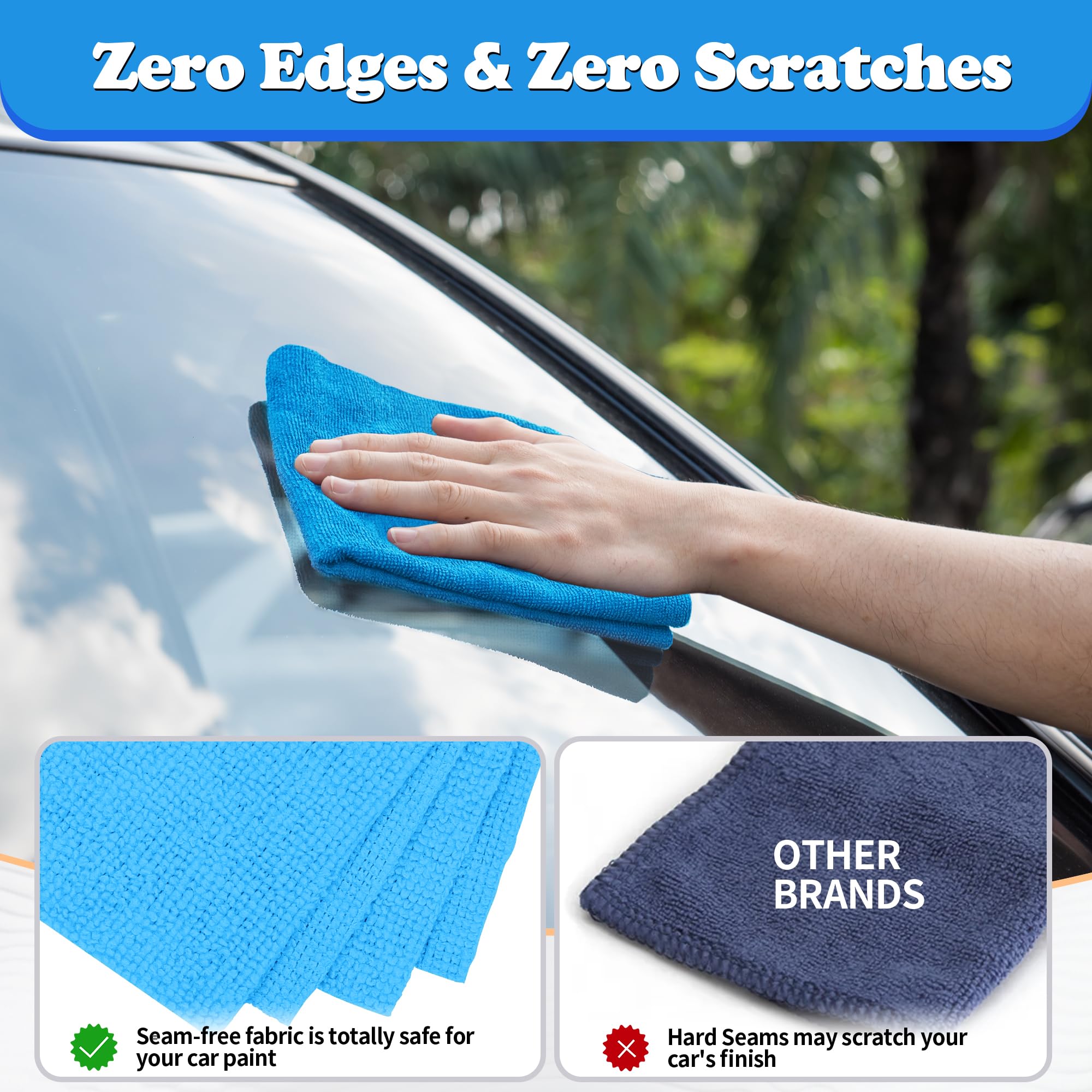 Shop Towels Microfiber Cleaning Cloth Bulk (200 Count)