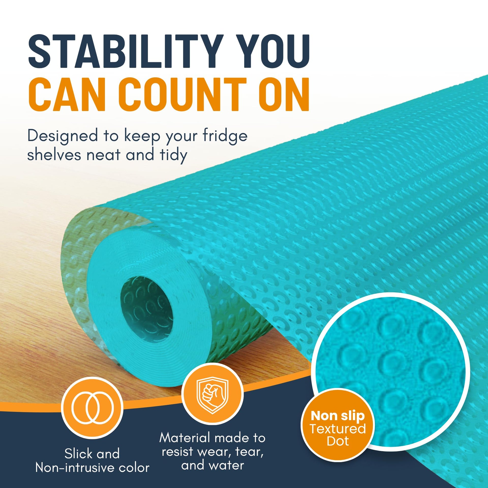 Refrigerator Liners for Shelves by Linda’s Essentials