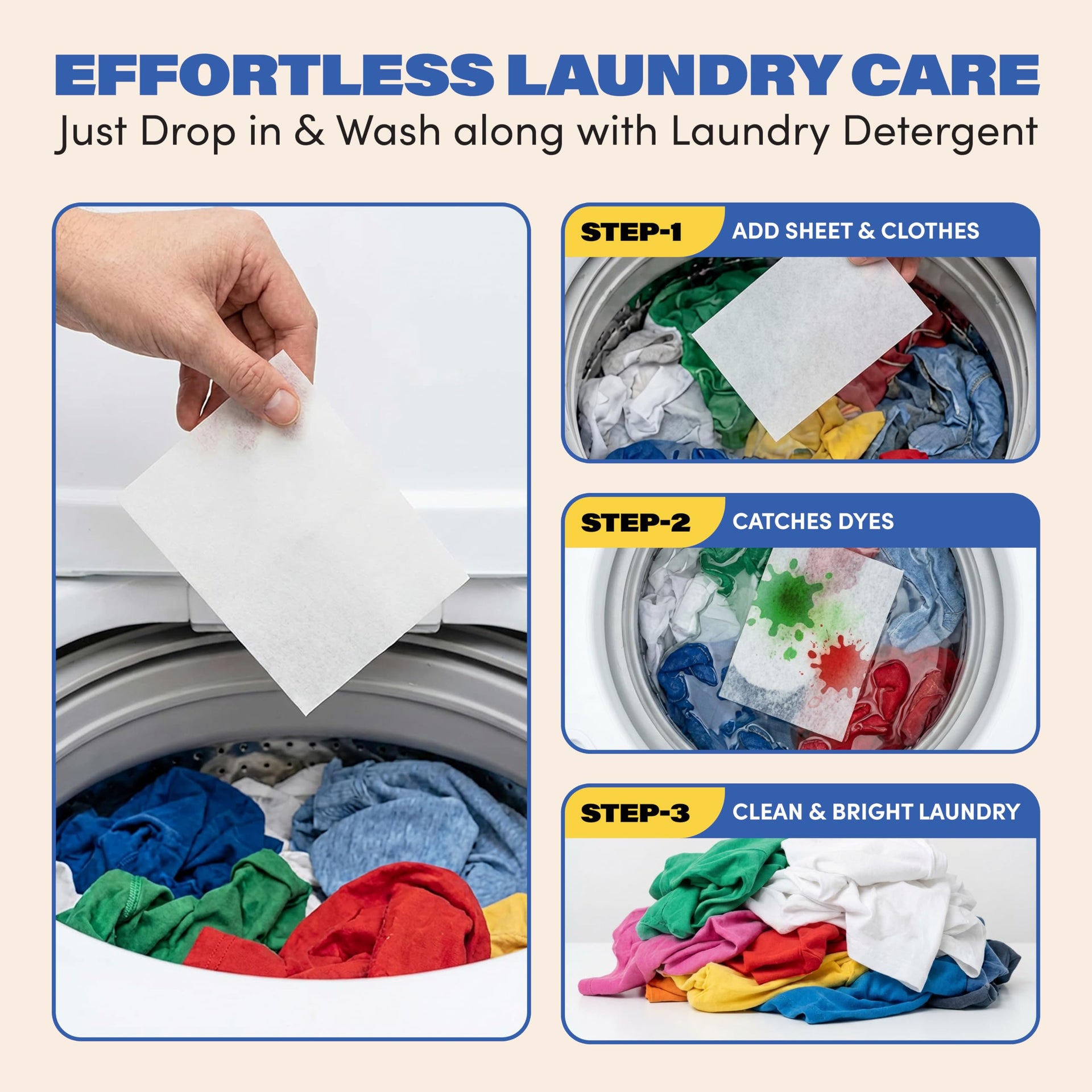 Color Catchers for Laundry (40 Count)