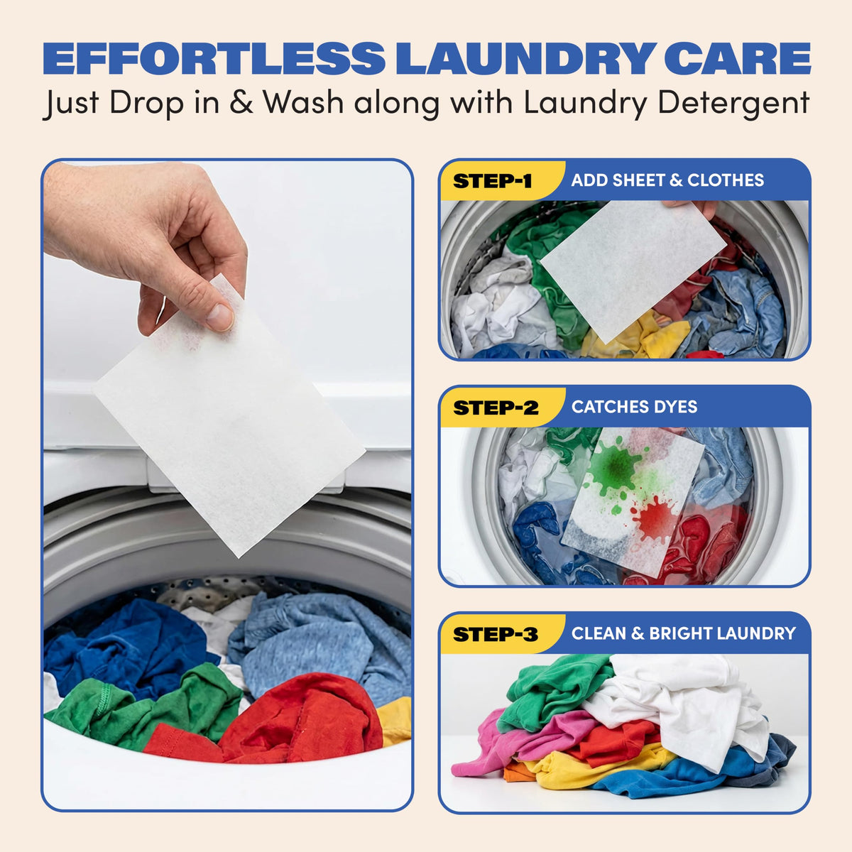 Color Catchers for Laundry (40 Count)