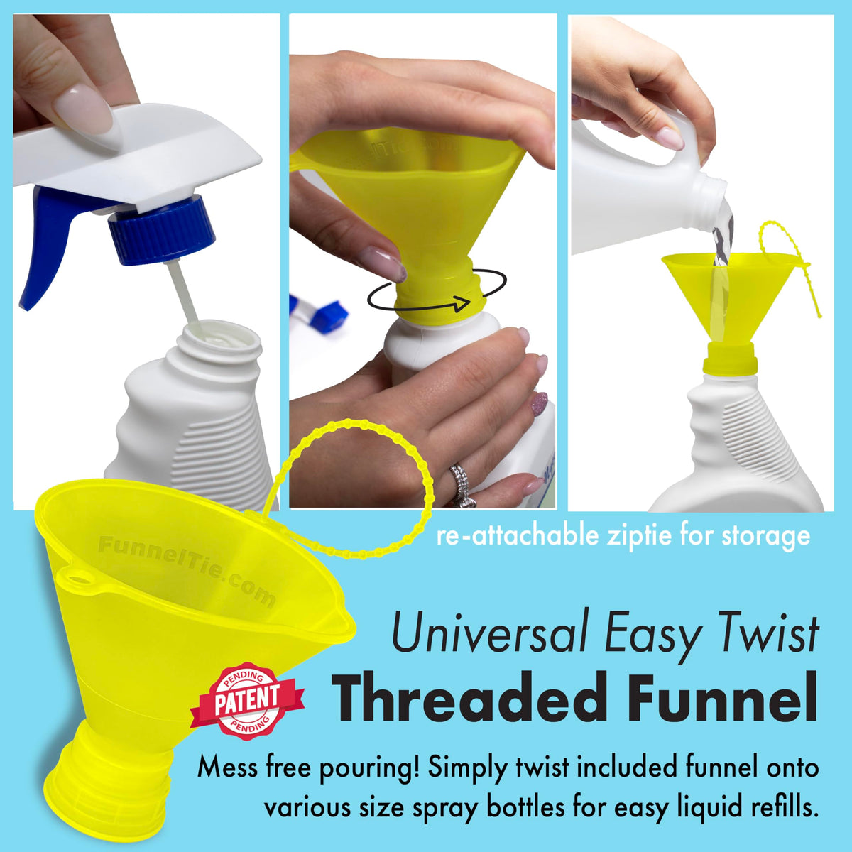 45% Concentrated Vinegar with Funnel (1024 Fl Oz)
