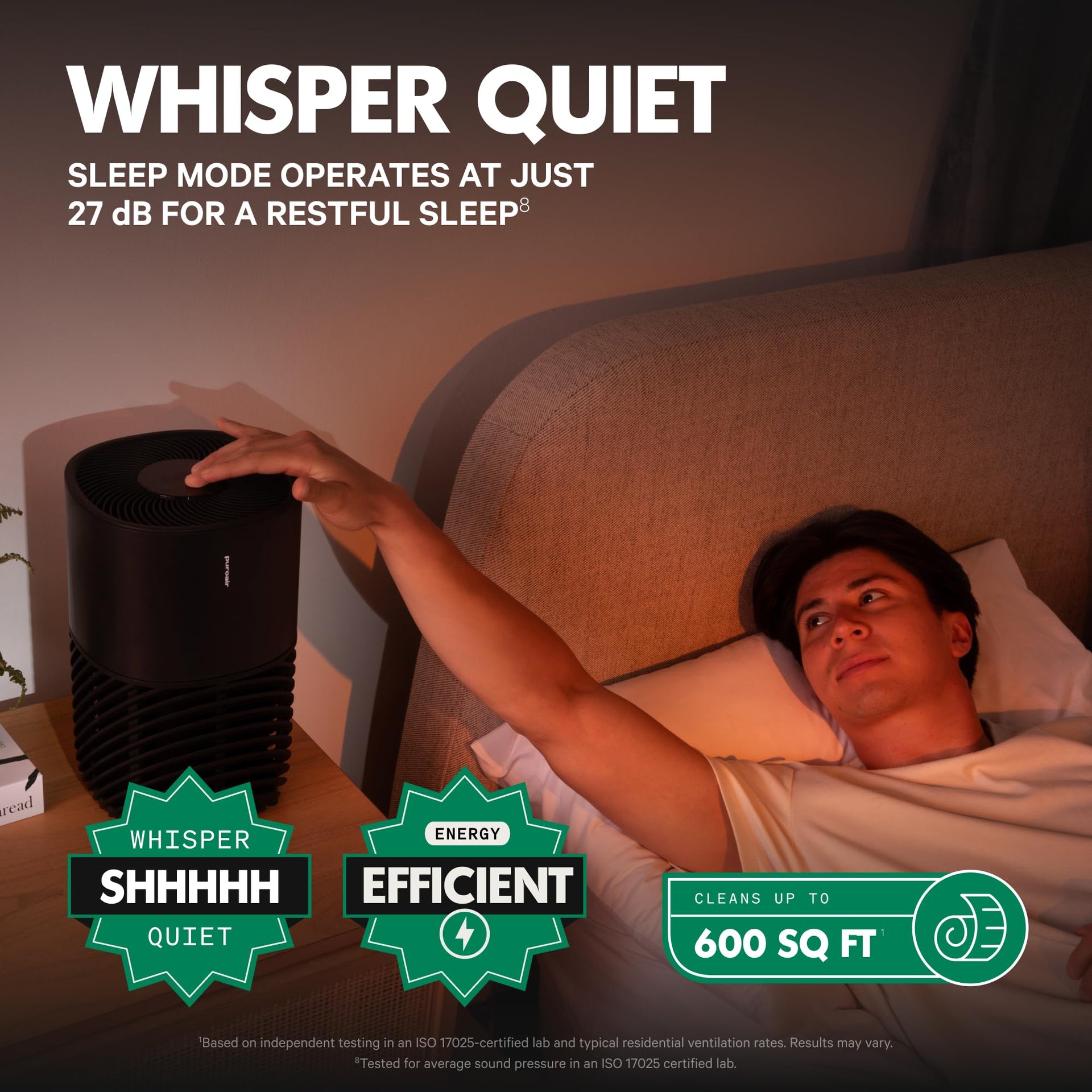 130i Smart Air Purifiers for Home Pets Allergies