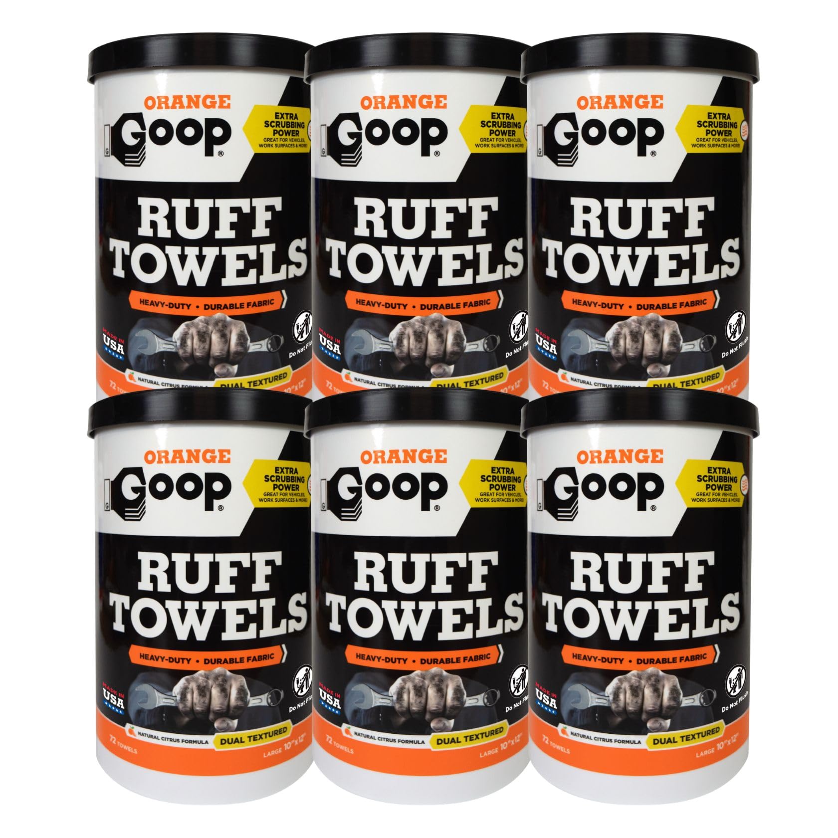 Heavy Duty Ruff Towels with Scrubbing Power (432 Count)