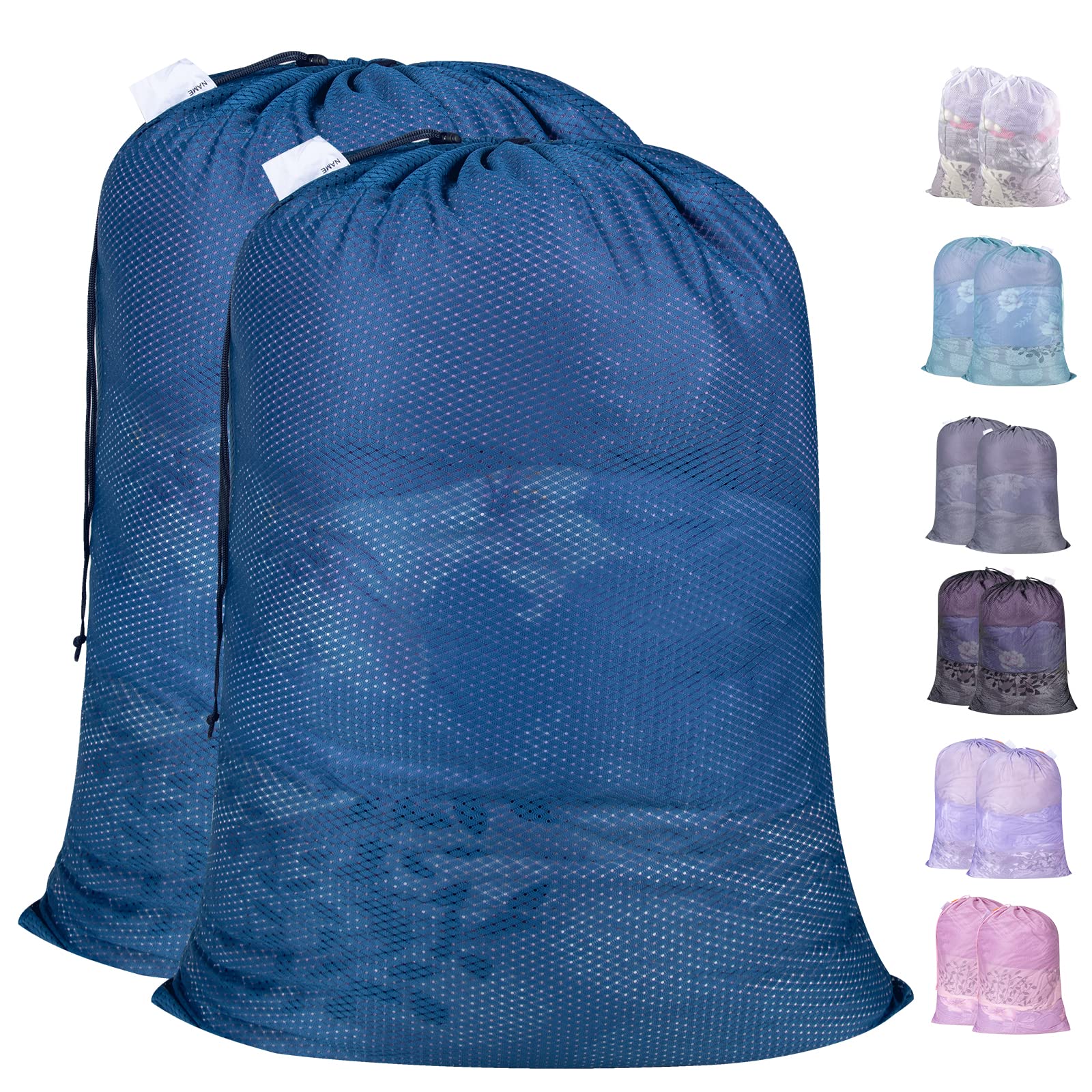 2 Pack Heavy Duty Diamond Mesh Laundry Bag (2 Count)