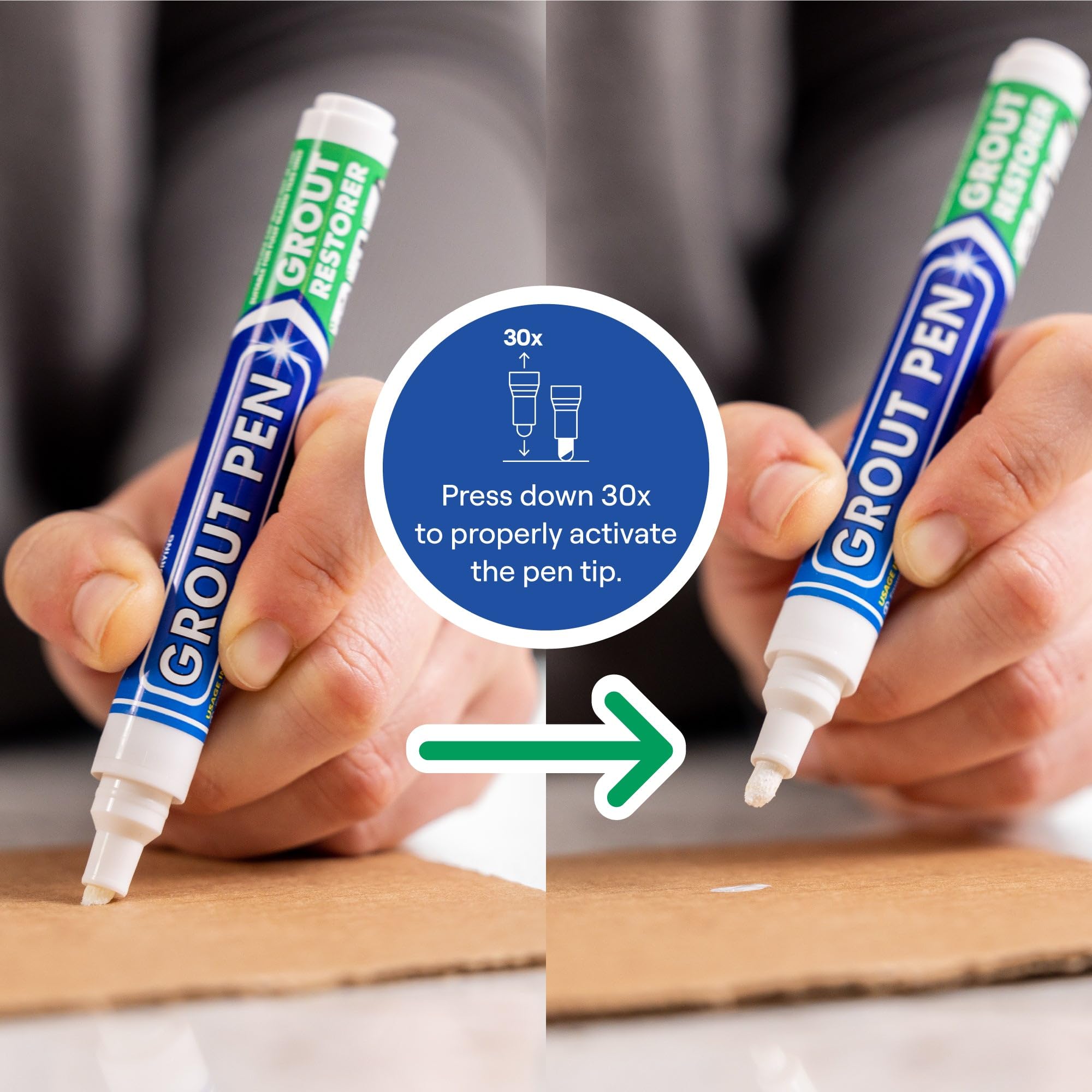 Grout Pen White Tile Grout Paint Marker (3 Count)
