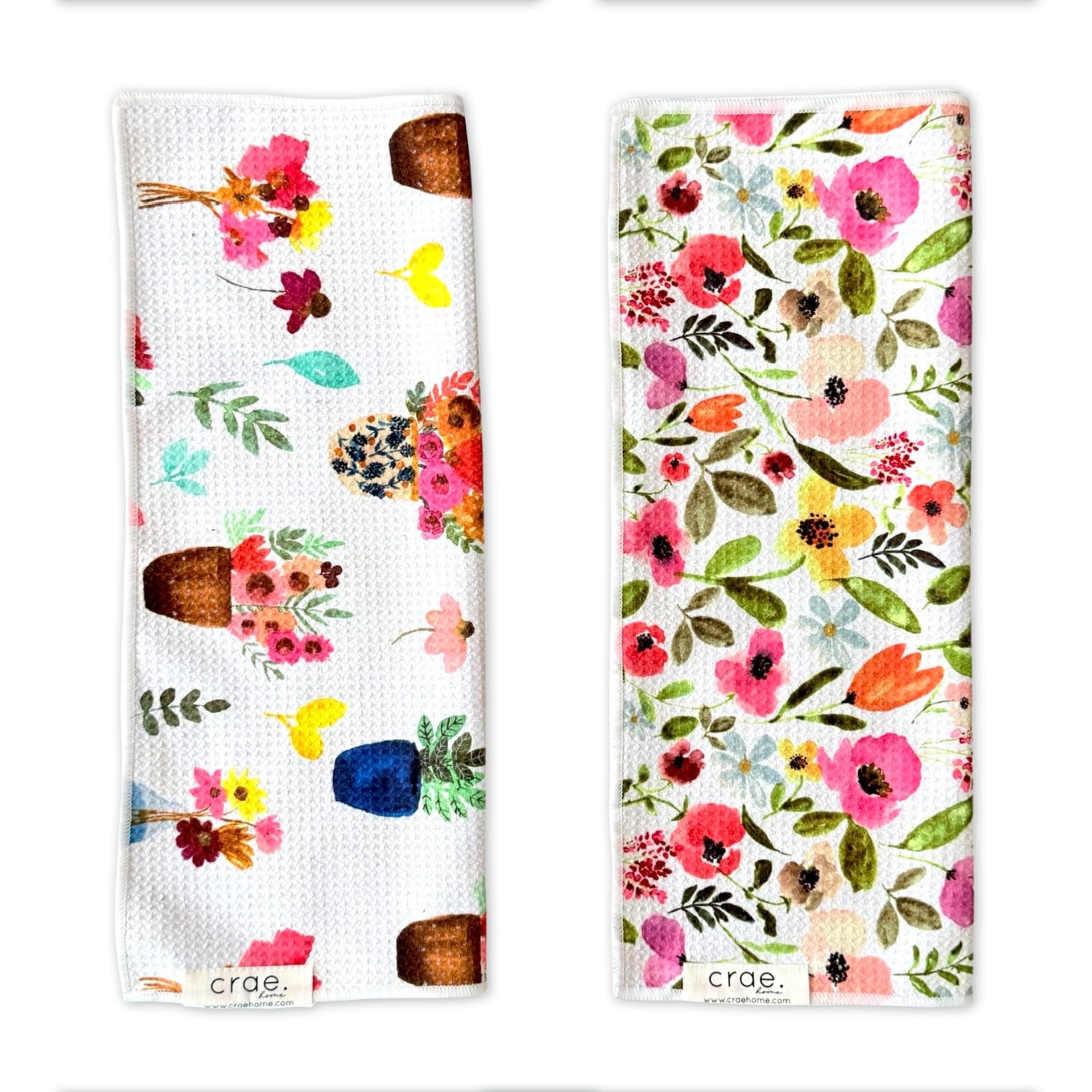 Double Sided Microfiber Hand Towels (2 Count)