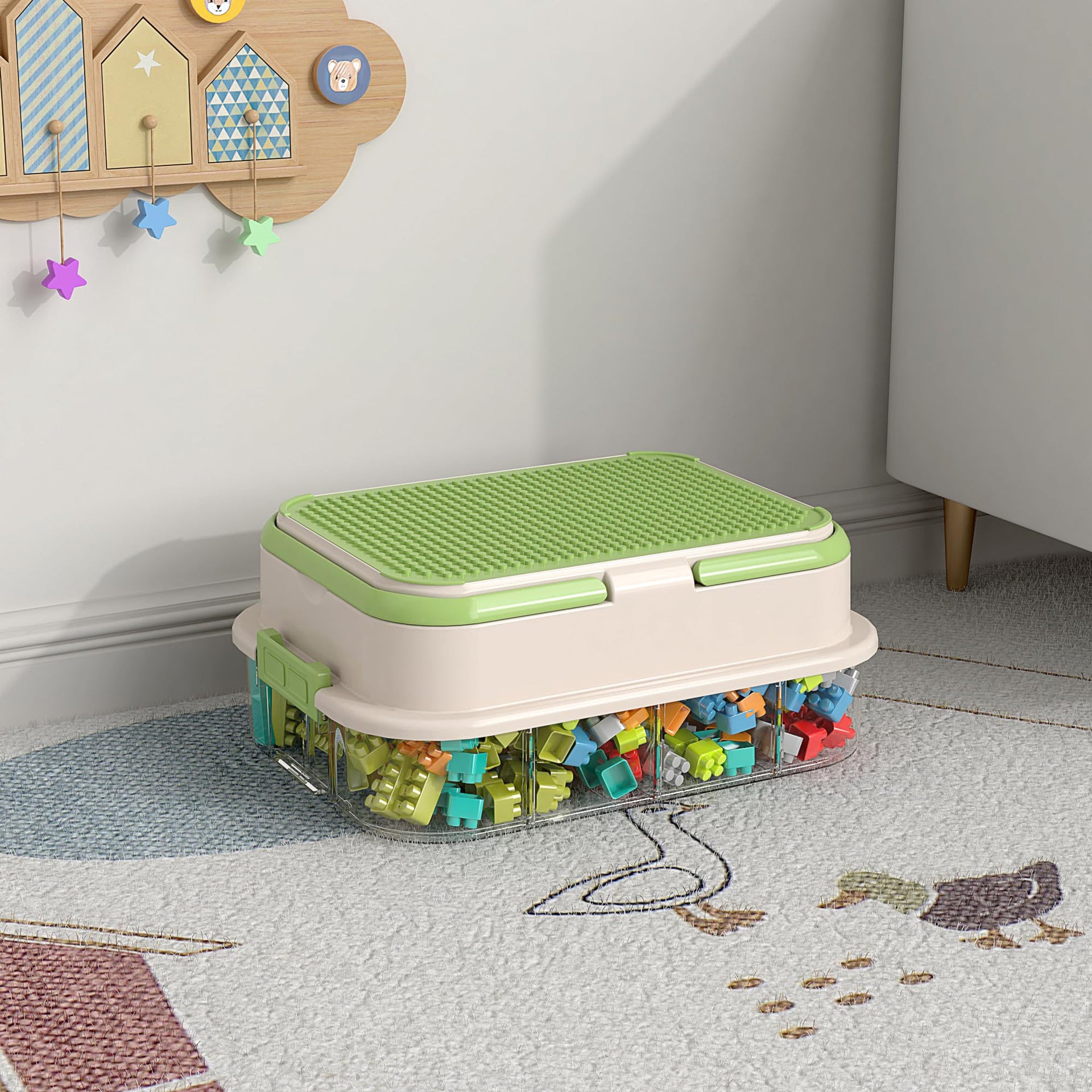 Toy Storage Organizer Box with Handle