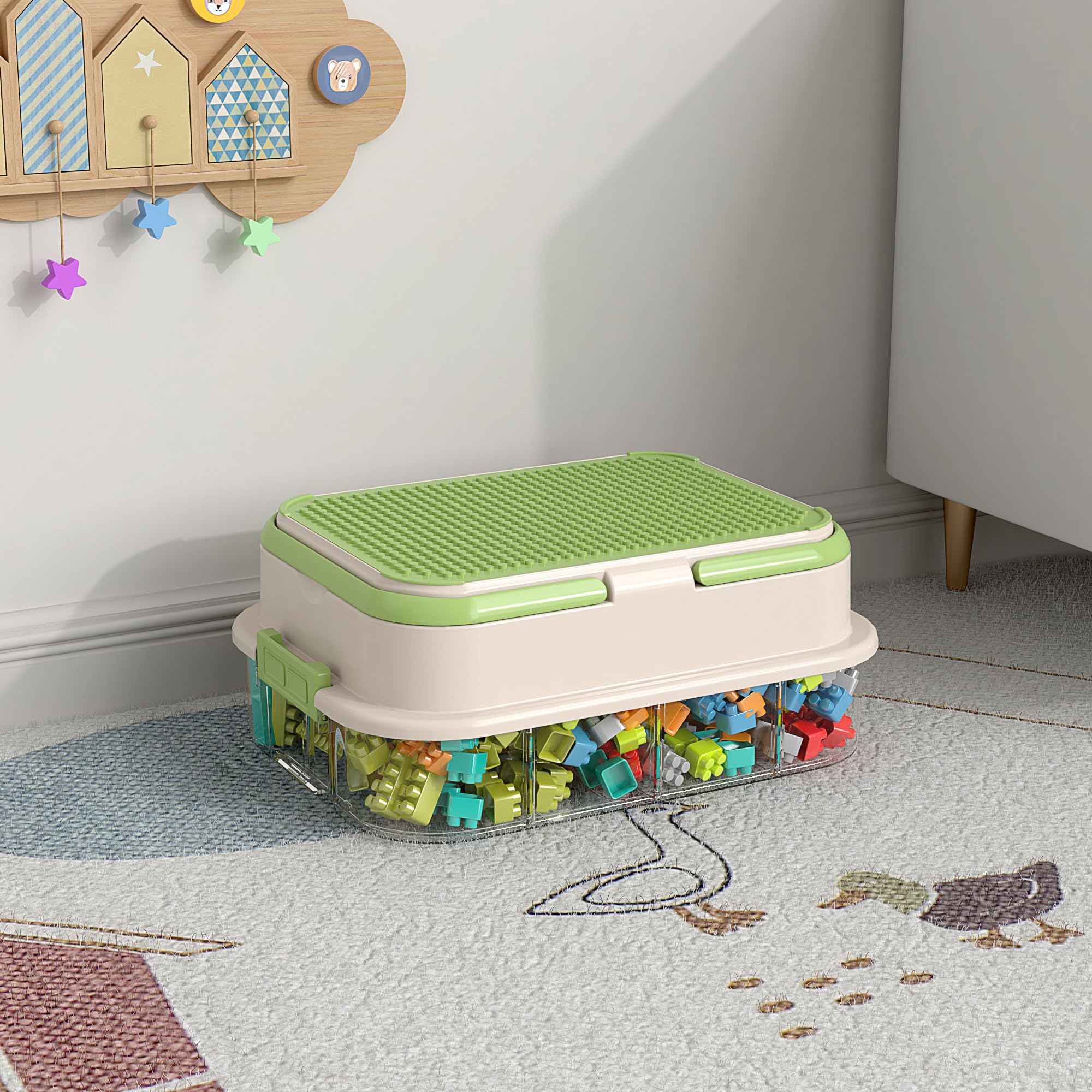 Toy Storage Organizer Box with Handle