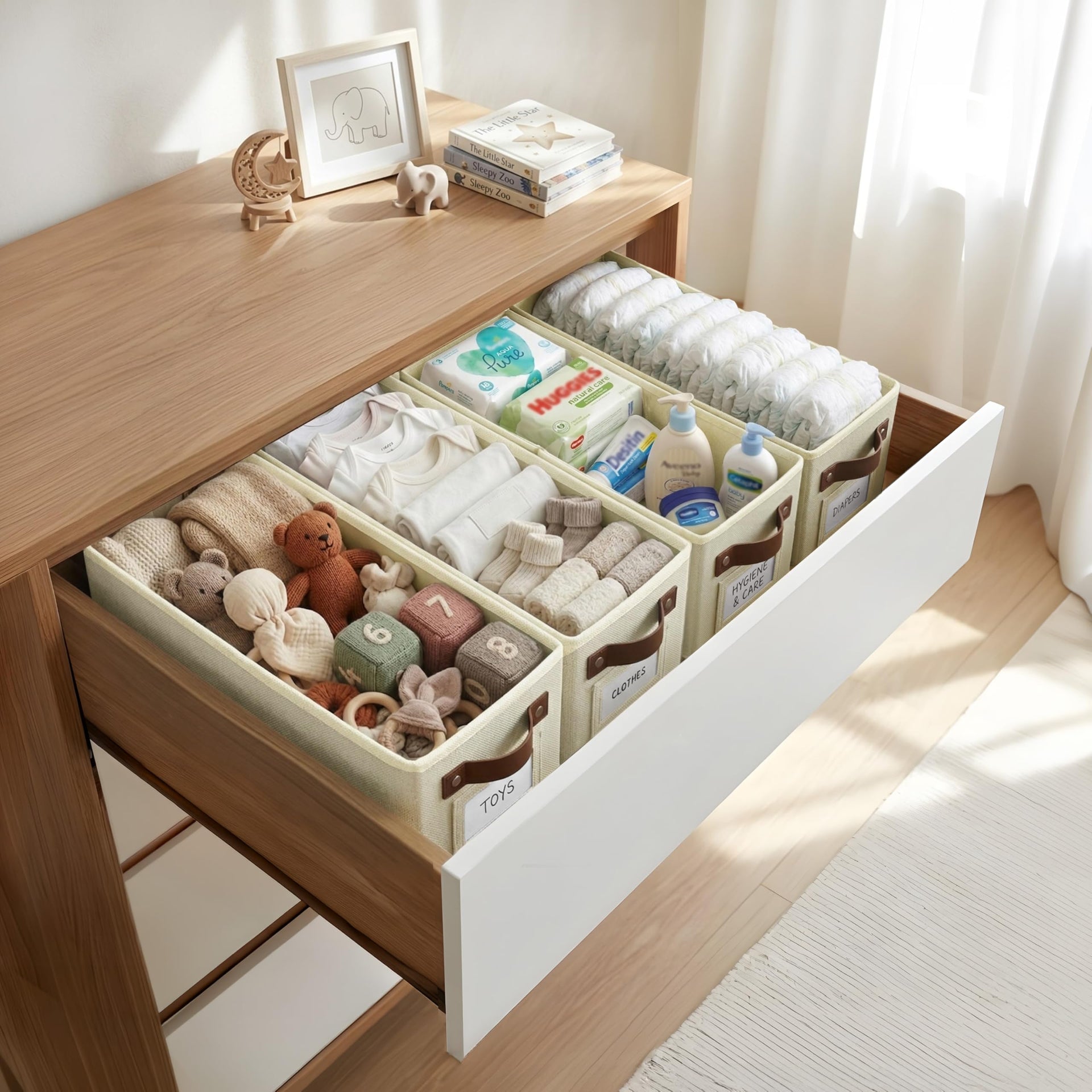 Narrow Storage Bins (4 Count)