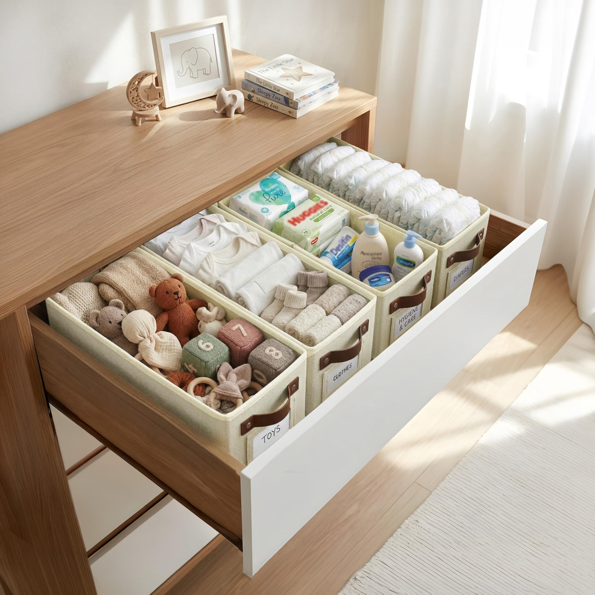 Narrow Storage Bins (4 Count)