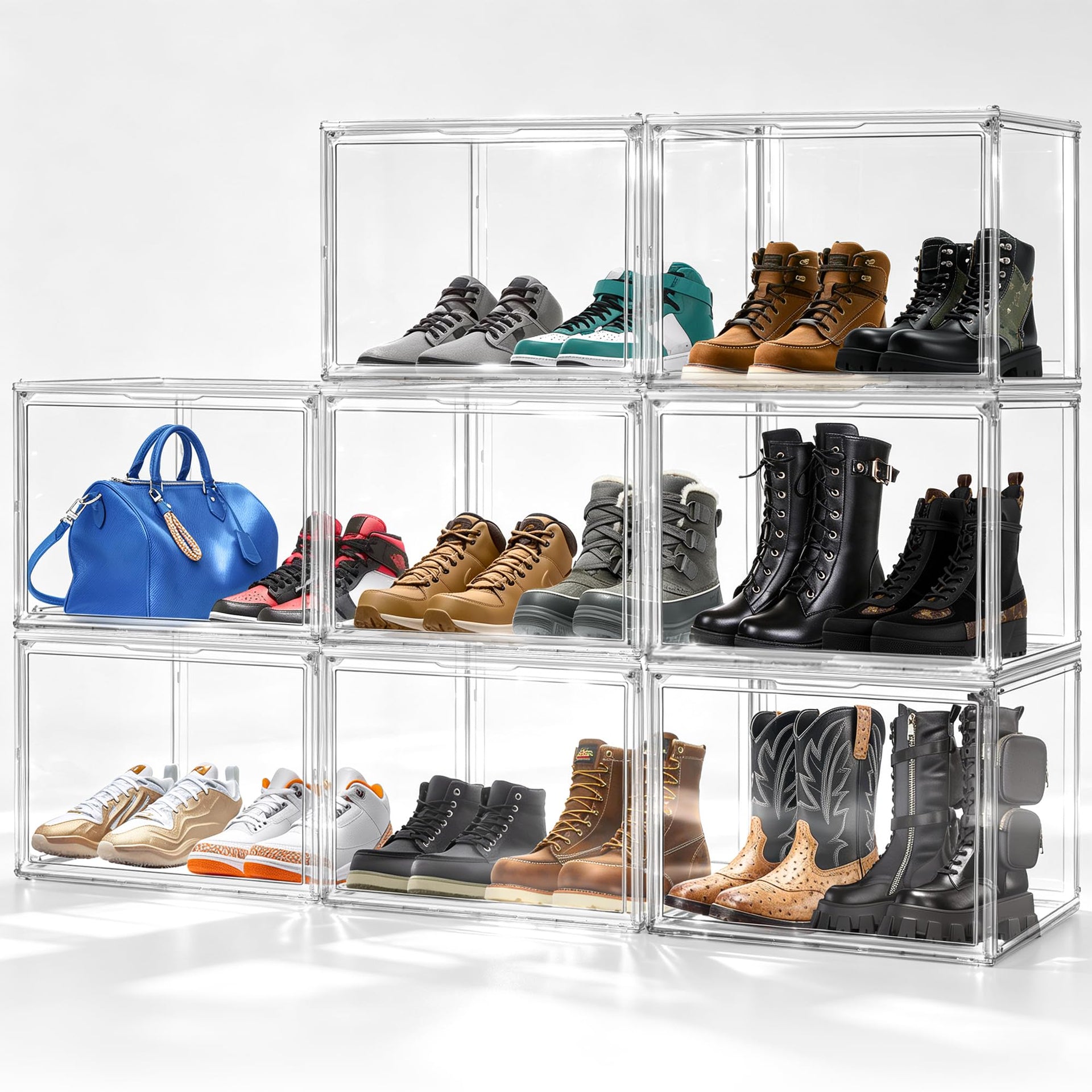5 Pack XXX Large Clear Acrylic Display Box (5 Count)