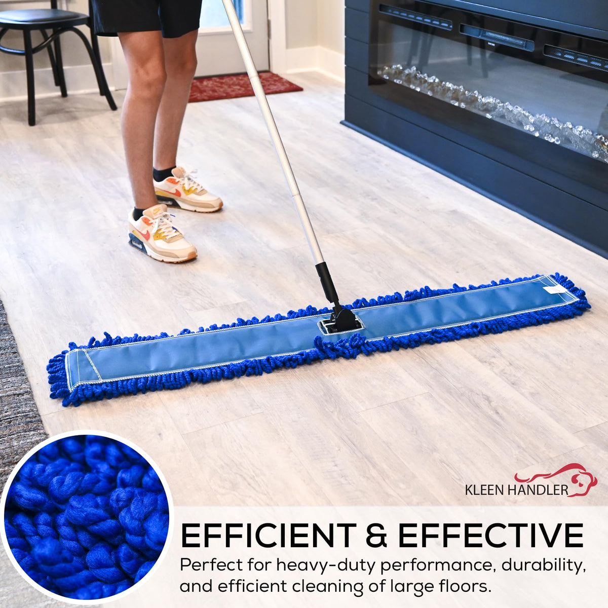 48" Microfiber Dust Mop Head Replacement (6 Count) - ModHome Supplies