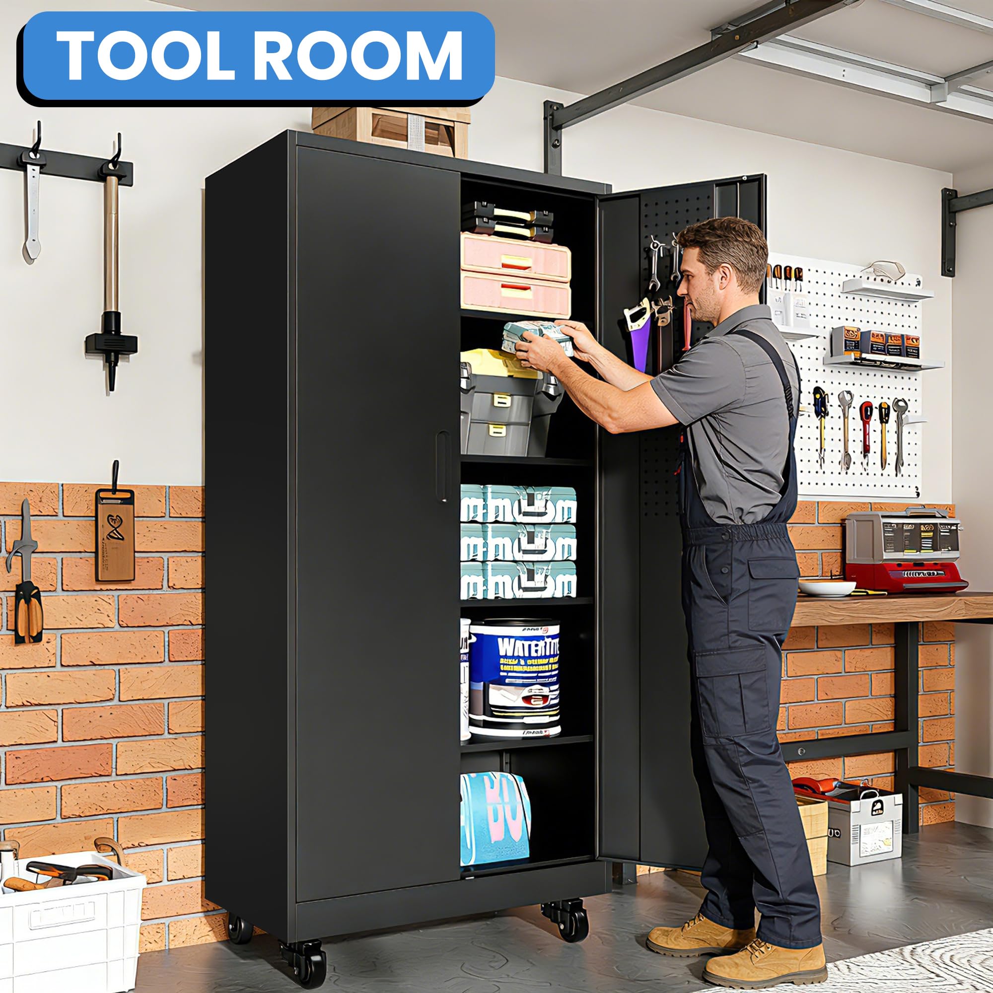 Metal Storage Cabinet for Garage