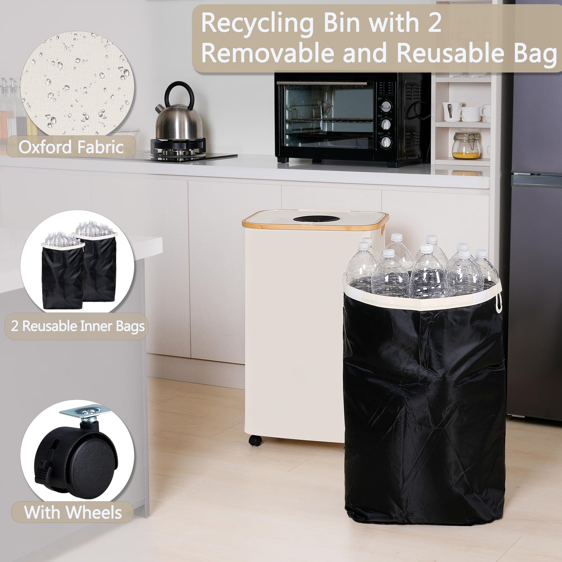 Recycle Bins for Kitchen 100L