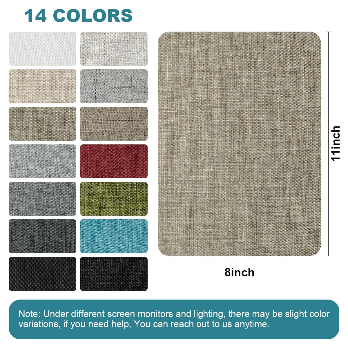 2Pcs Linen Repair Patches (2 Count)