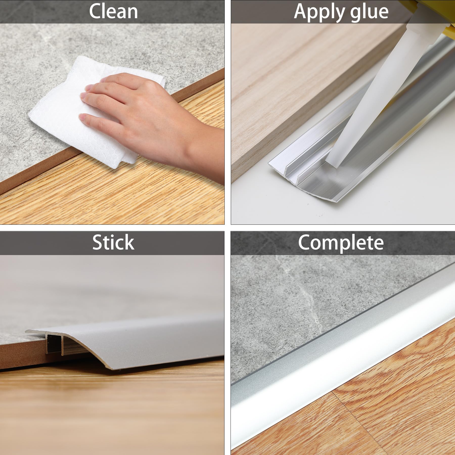 Aluminum Floor Transition Threshold Strip (150 grams)