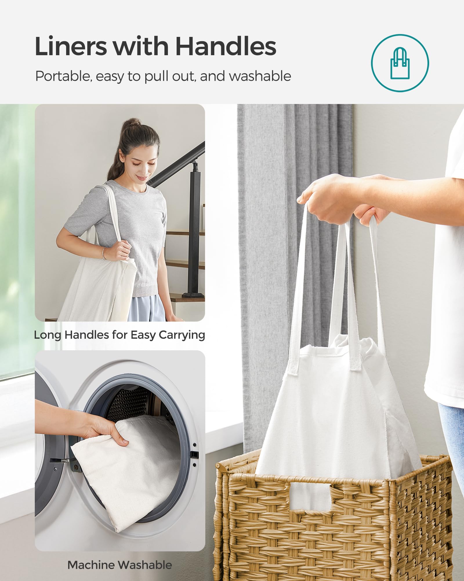 Laundry Hamper with Lid