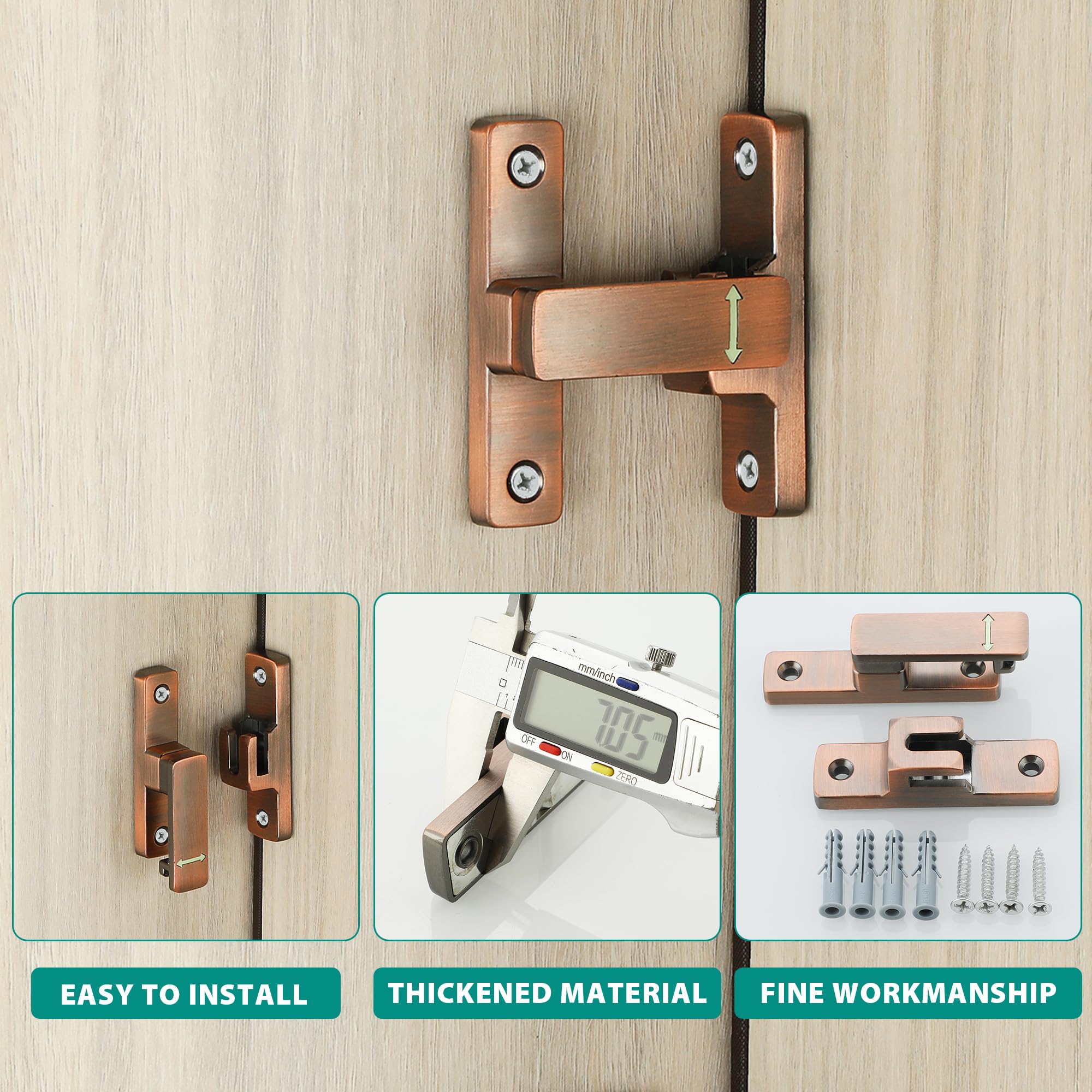 Barn Door Lock