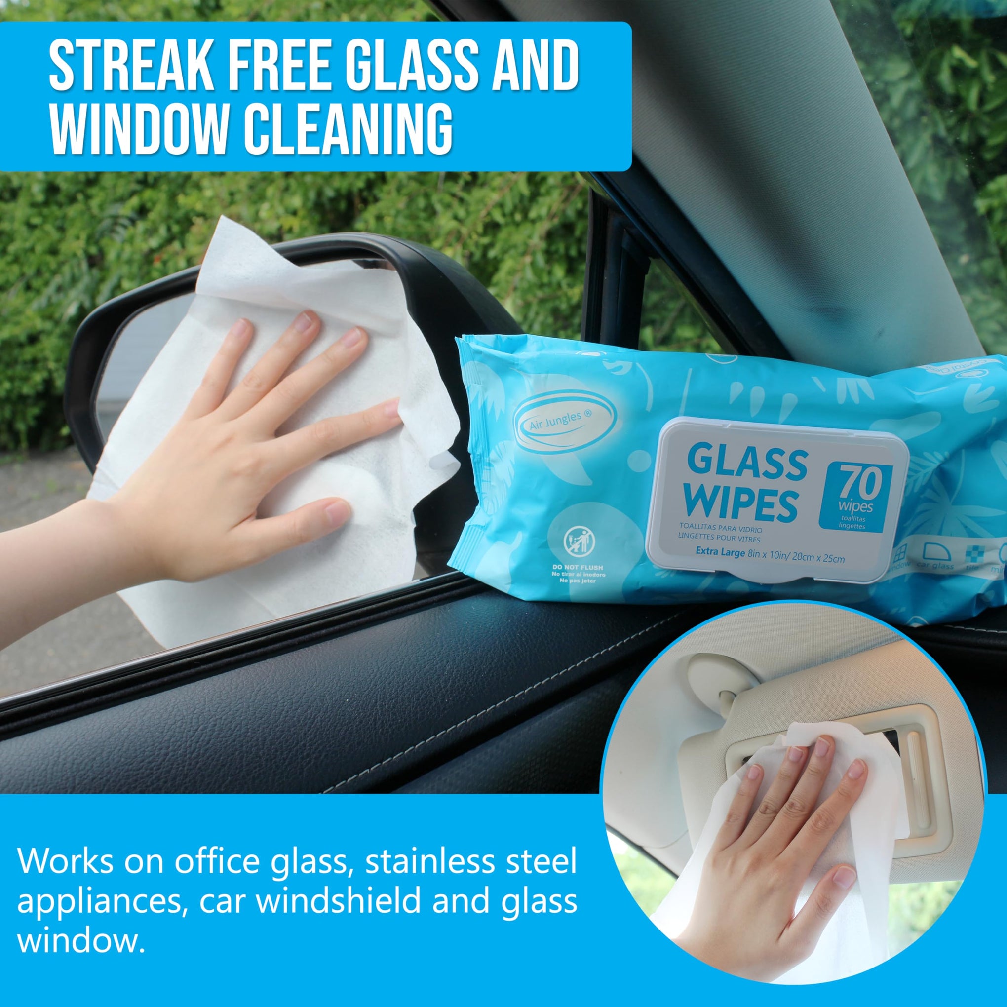 Car Interior Cleaning Wipes Set 210 Count