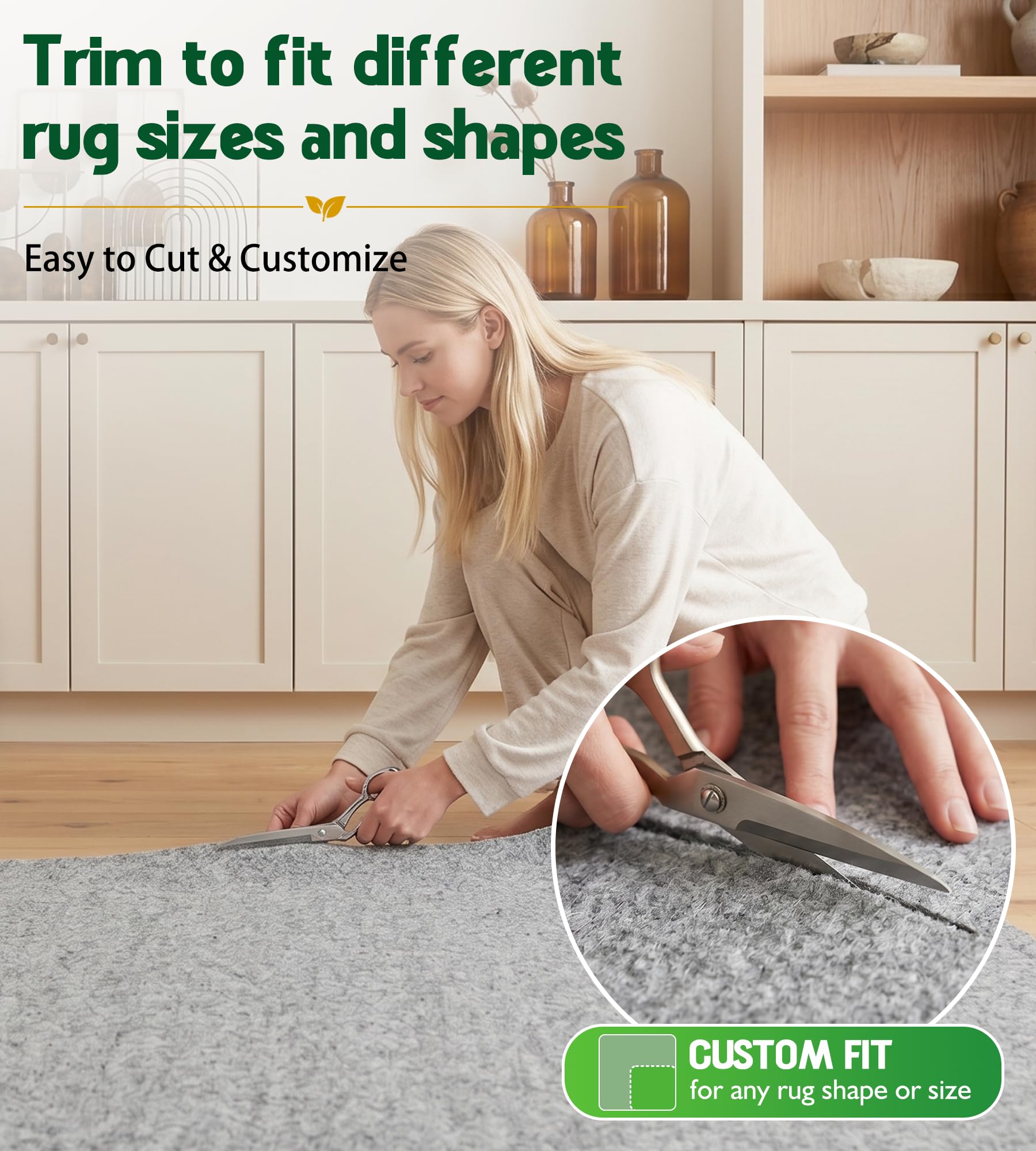 Felt Rug Pad Square 8x8