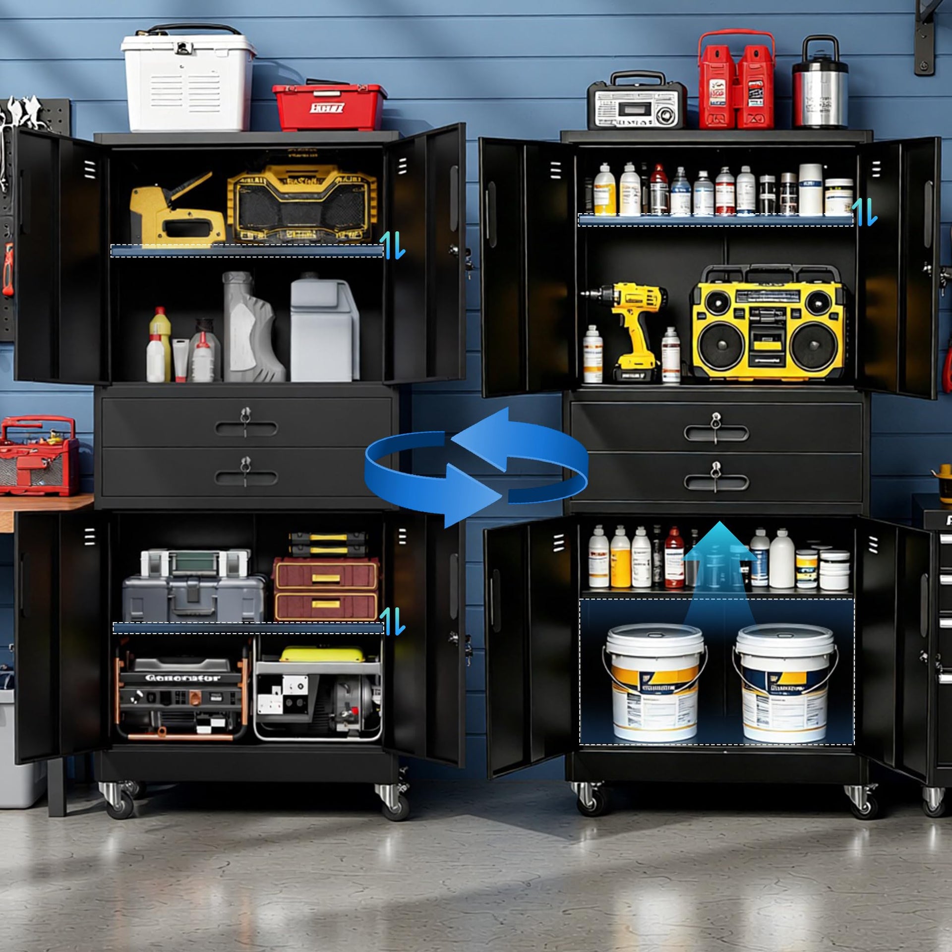 Metal Storage Cabinet for Garage