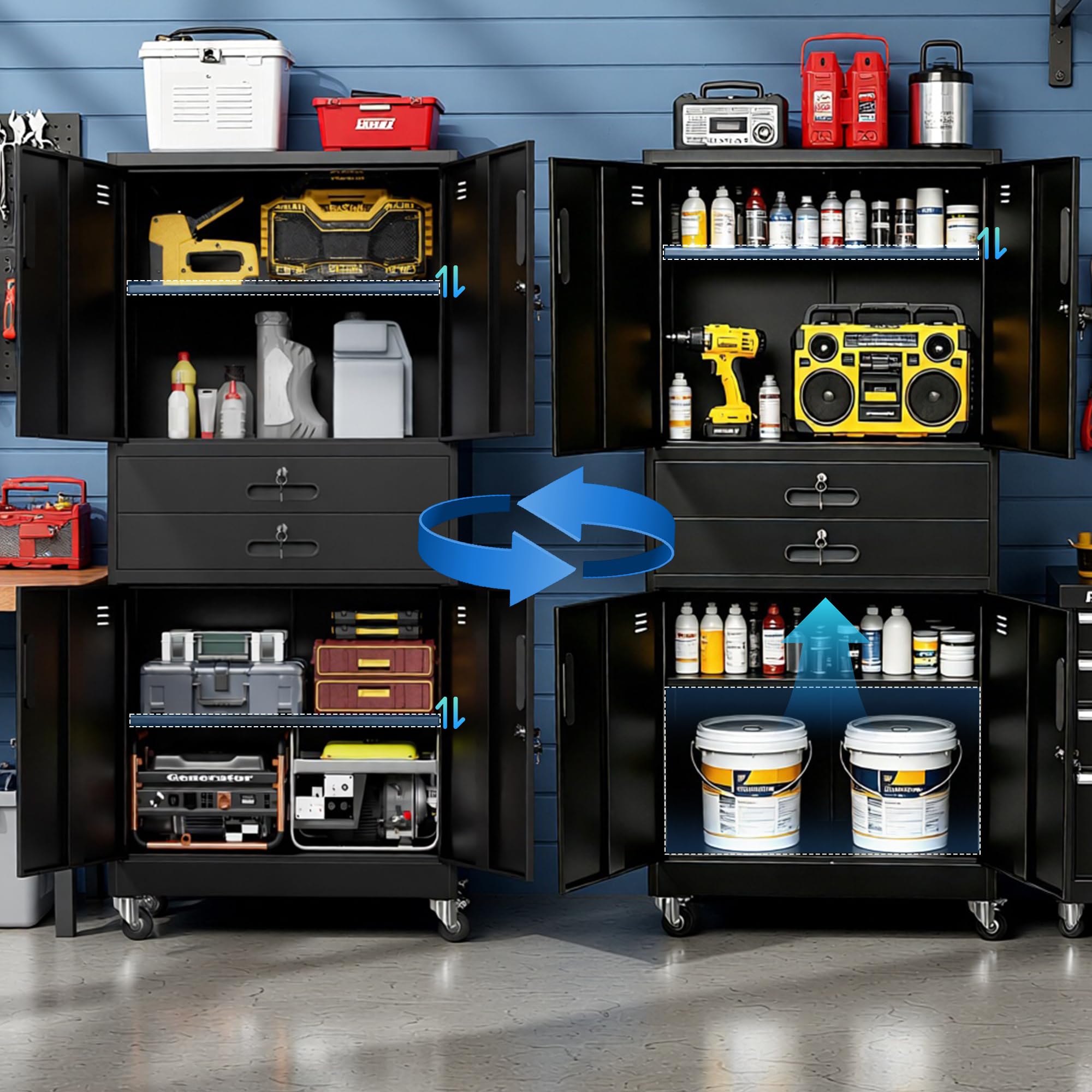 Metal Storage Cabinet for Garage