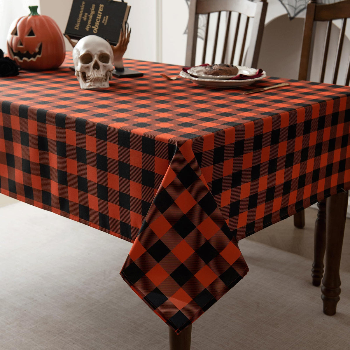 Classic Gingham Buffalo Tablecloth Fabric