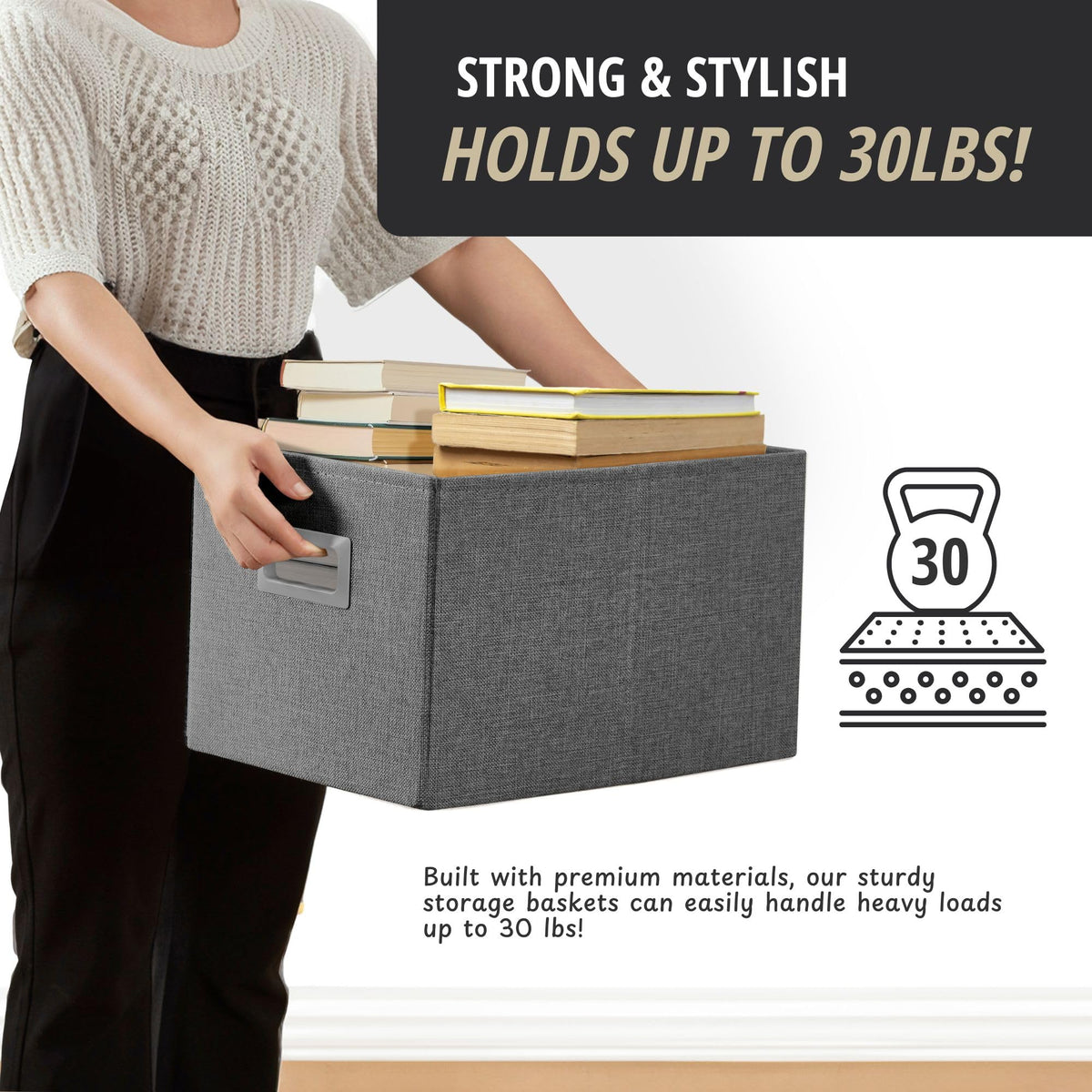 Storage Bins for Shelves (3 Count)