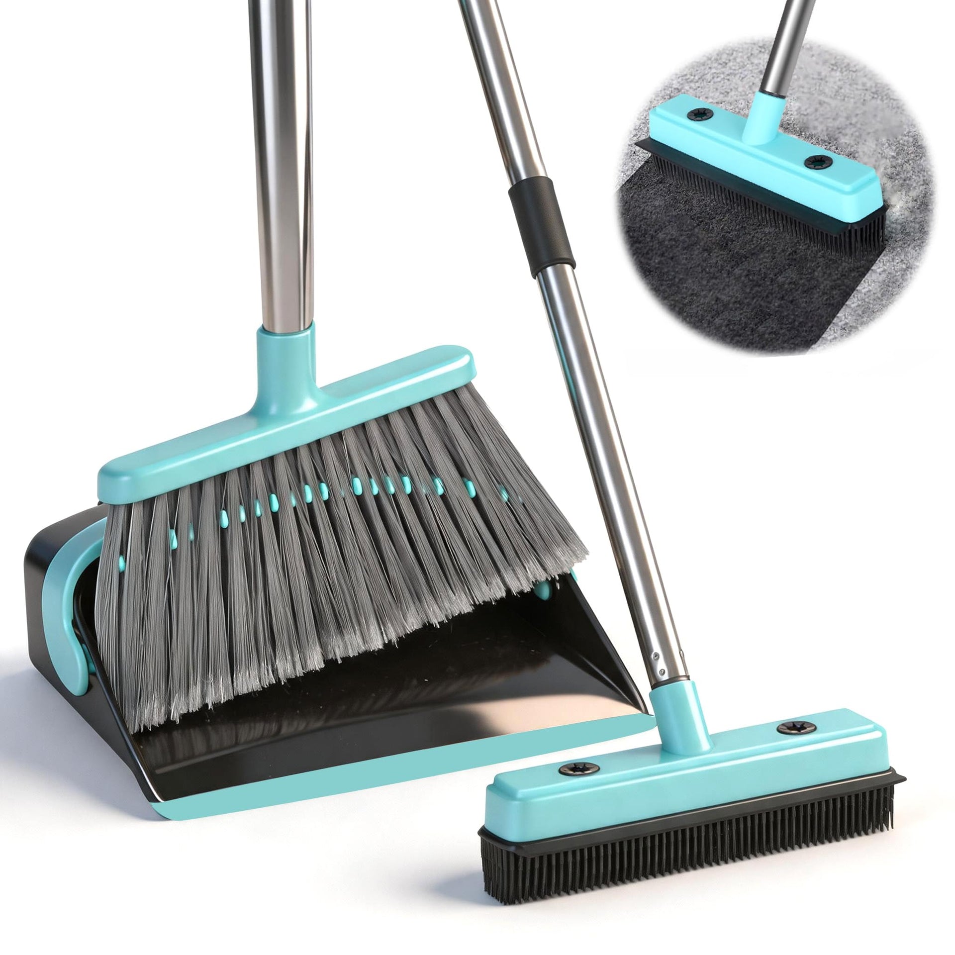 Broom with Dustpan Combo Set