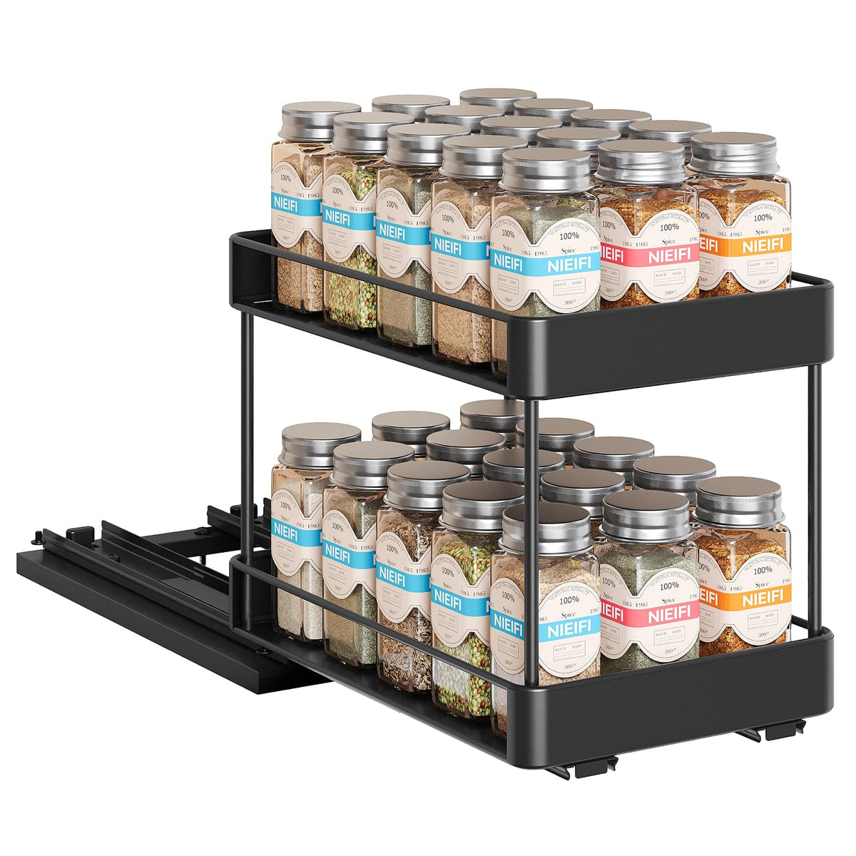 Pull Out Spice Rack Organizer