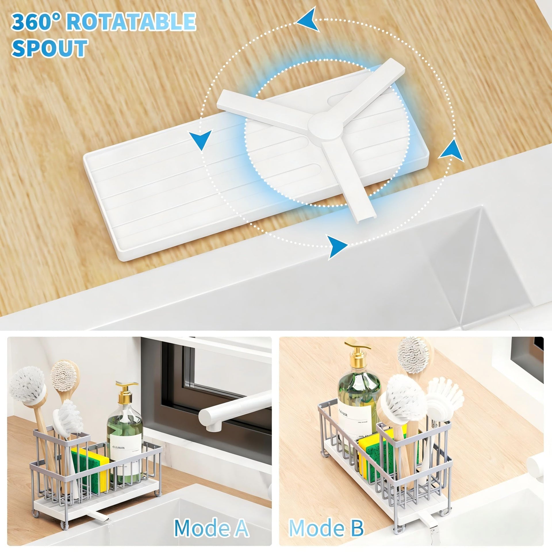 Sponge Holder for Kitchen Sink