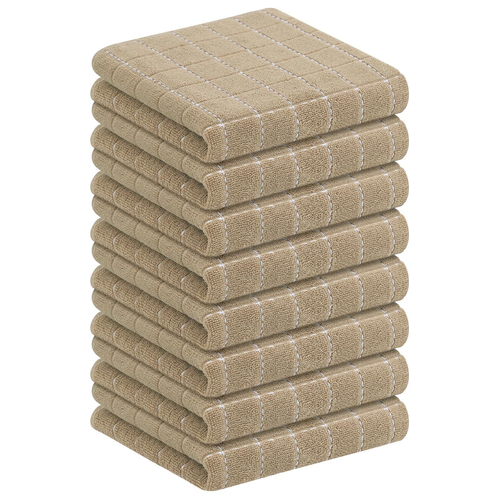 100% Cotton Terry Kitchen Towels (8 Count)