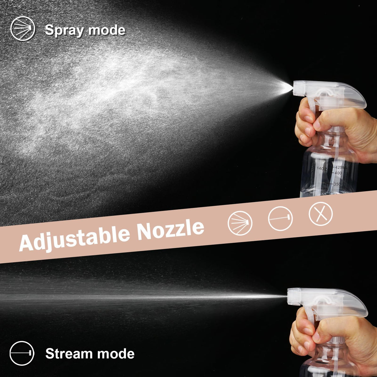 Plastic Spray Bottle (2 Count)